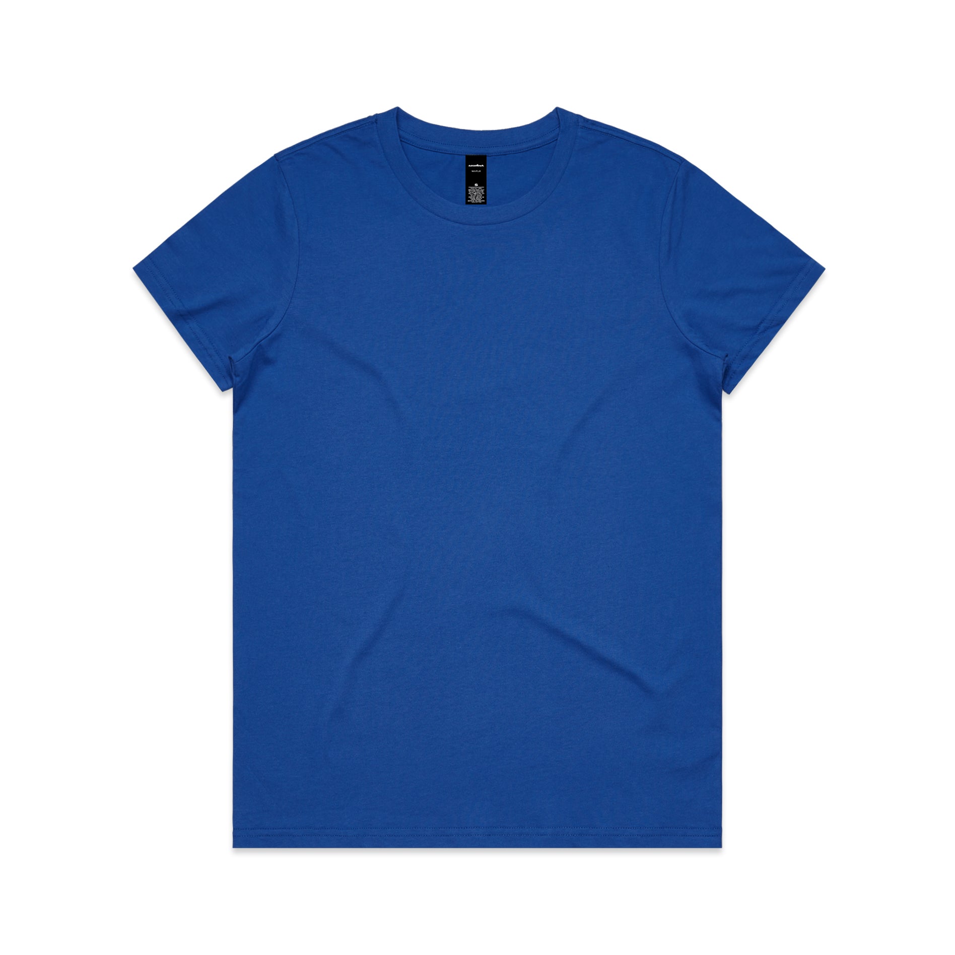 Ascolour Wos Maple Tee 4001 Maple Tee Bright Royal Front - Custom Printed - Print Blanc