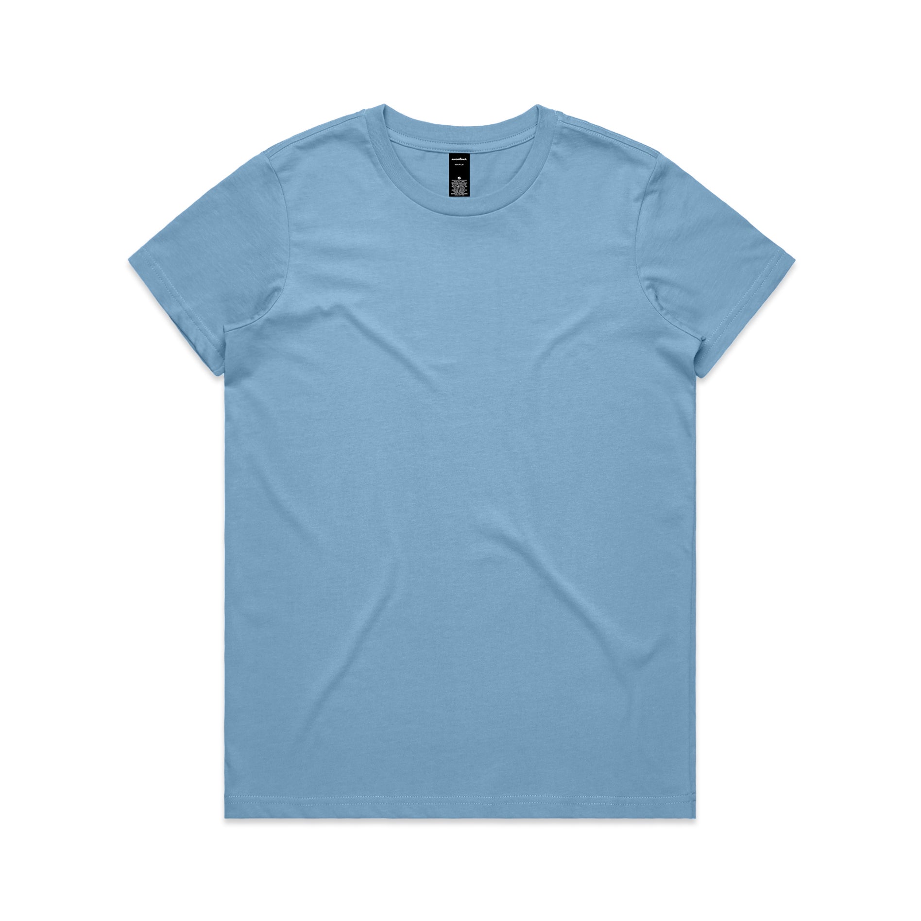 Ascolour Wos Maple Tee 4001 Maple Tee Carolina Blue Front - Custom Printed - Print Blanc