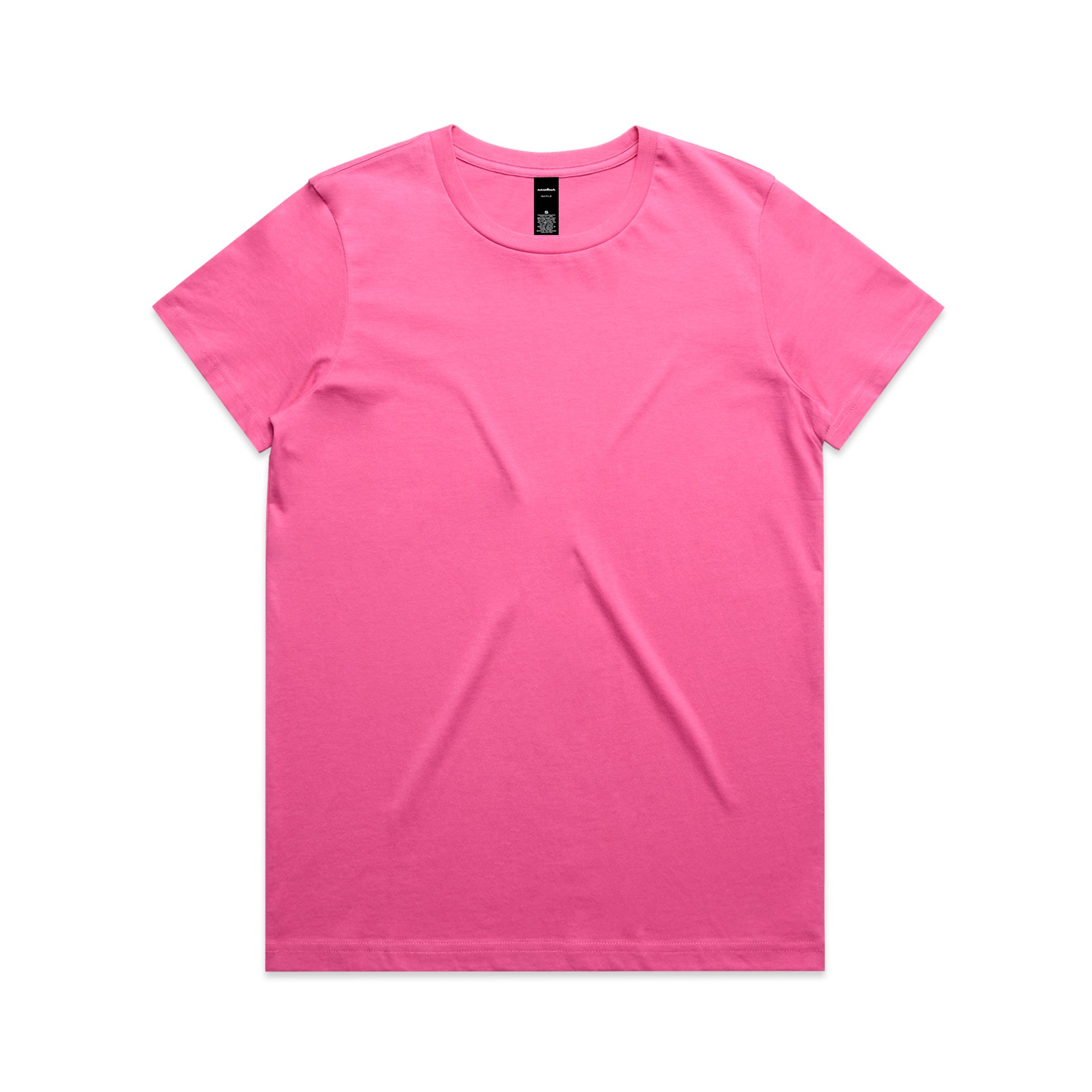 Ascolour Wos Maple Tee 4001 Maple Tee Charity Pink Front - Custom Printed - Print Blanc