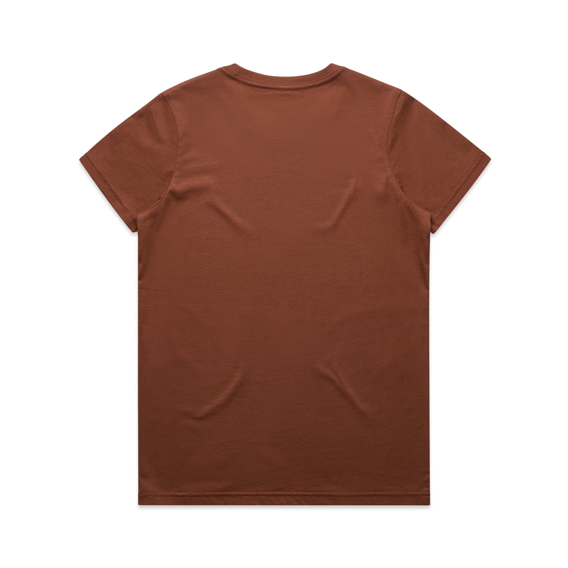 Ascolour Wos Maple Tee 4001 Maple Tee Clay Back - Custom Printed - Print Blanc