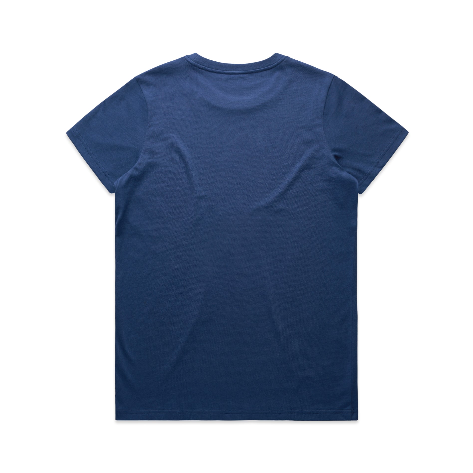 Ascolour Wos Maple Tee 4001 Maple Tee Cobalt Back - Custom Printed - Print Blanc