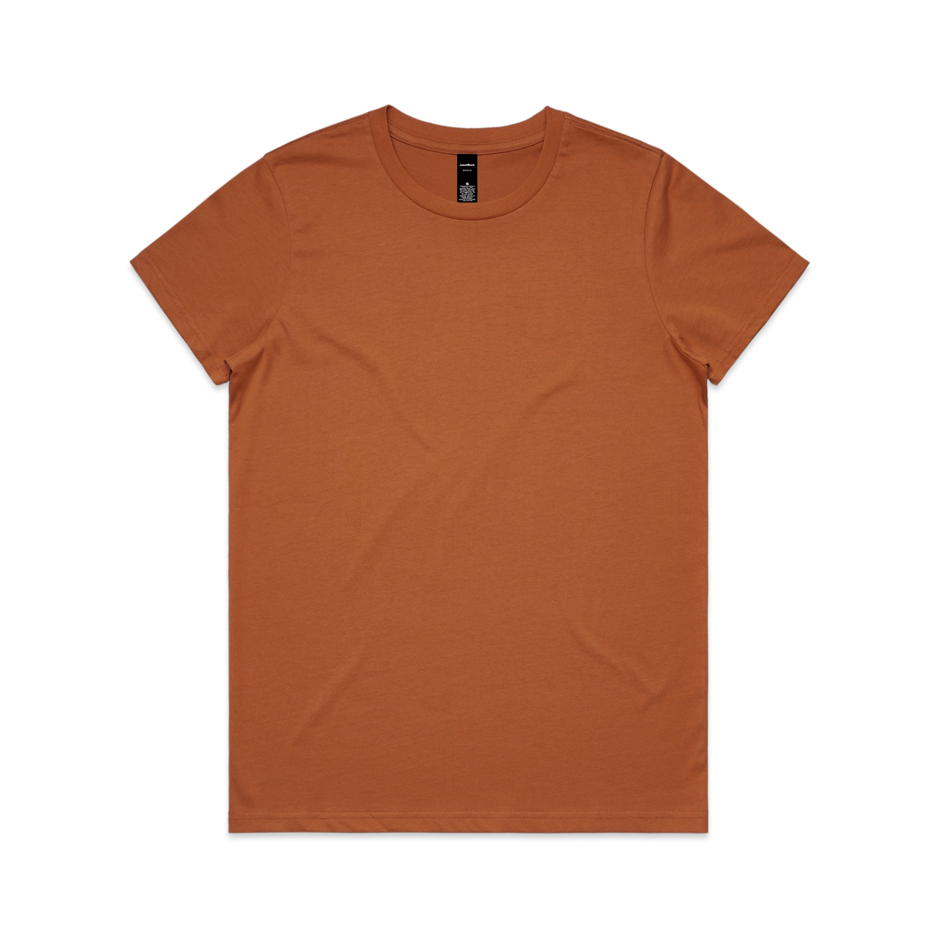 Ascolour Wos Maple Tee 4001 Maple Tee Copper Front - Custom Printed - Print Blanc
