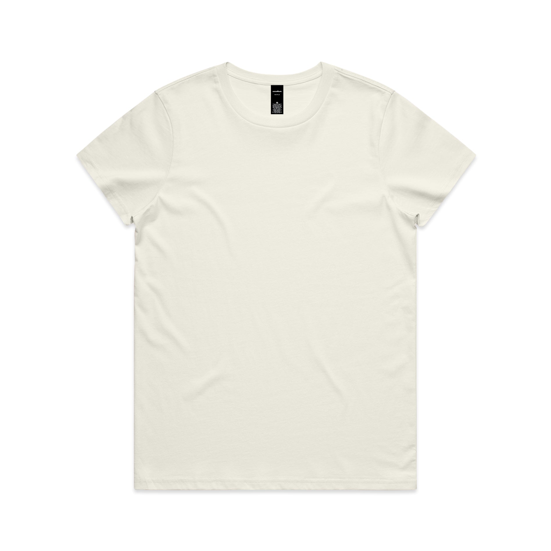 Ascolour Wos Maple Tee 4001 Maple Tee Ecru Front - Custom Printed - Print Blanc