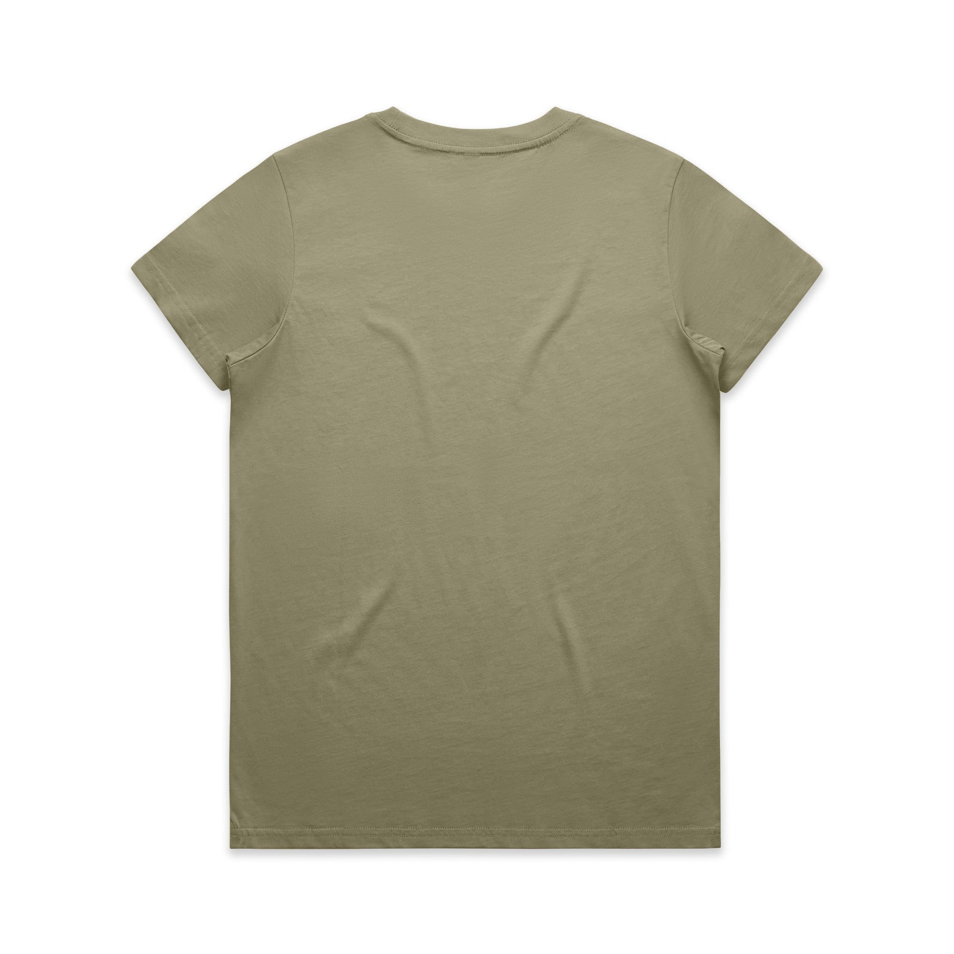 Ascolour Wos Maple Tee 4001 Maple Tee Eucalyptus Back - Custom Printed - Print Blanc