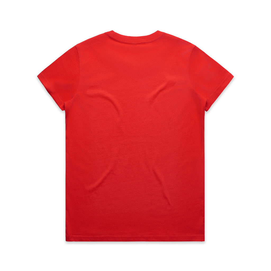 Ascolour Wos Maple Tee 4001 Maple Tee Fire Back - Custom Printed - Print Blanc