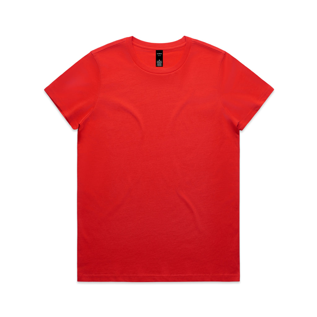 Ascolour Wos Maple Tee 4001 Maple Tee Fire Copy 2 Front - Custom Printed - Print Blanc
