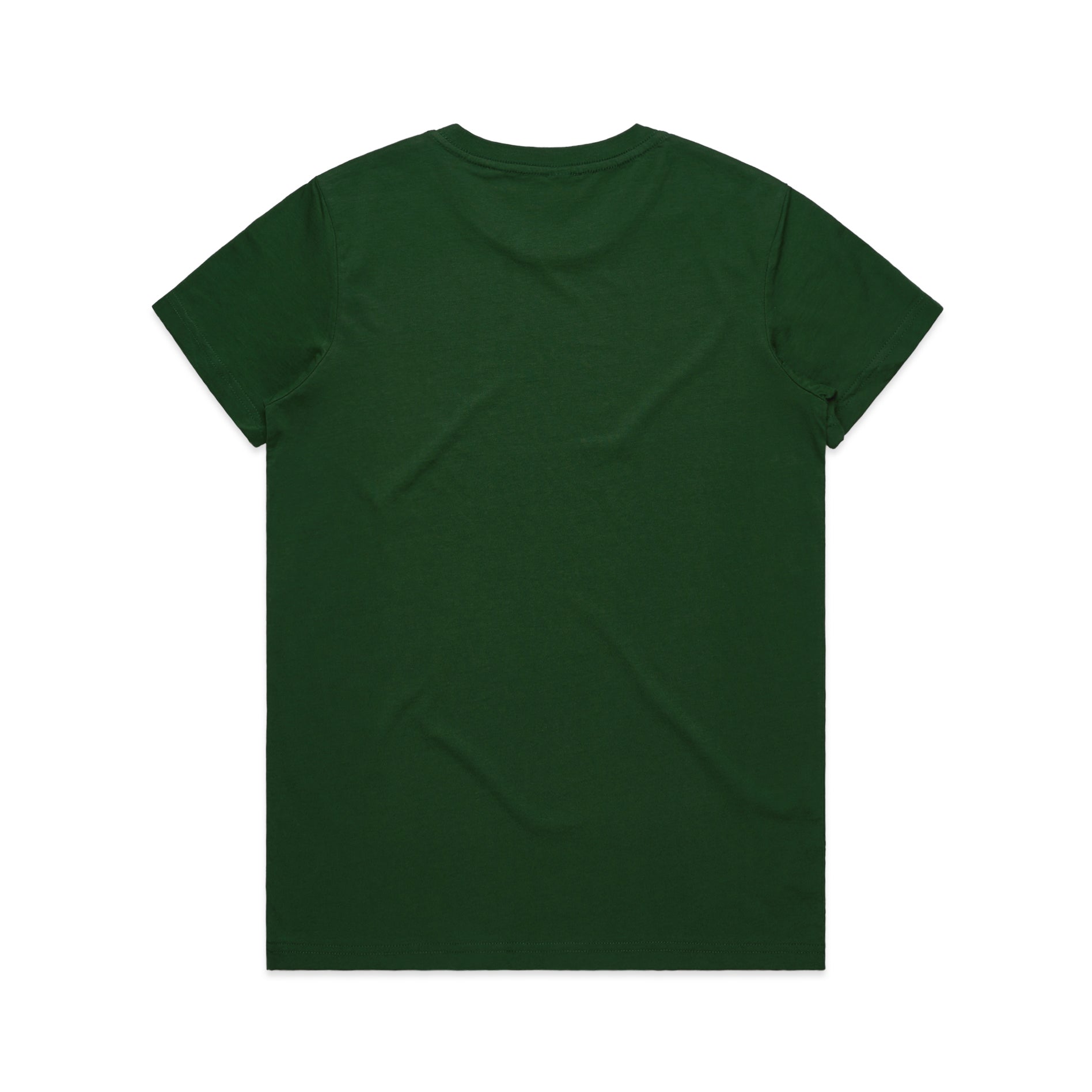 Ascolour Wos Maple Tee 4001 Maple Tee Forest Green Back - Custom Printed - Print Blanc