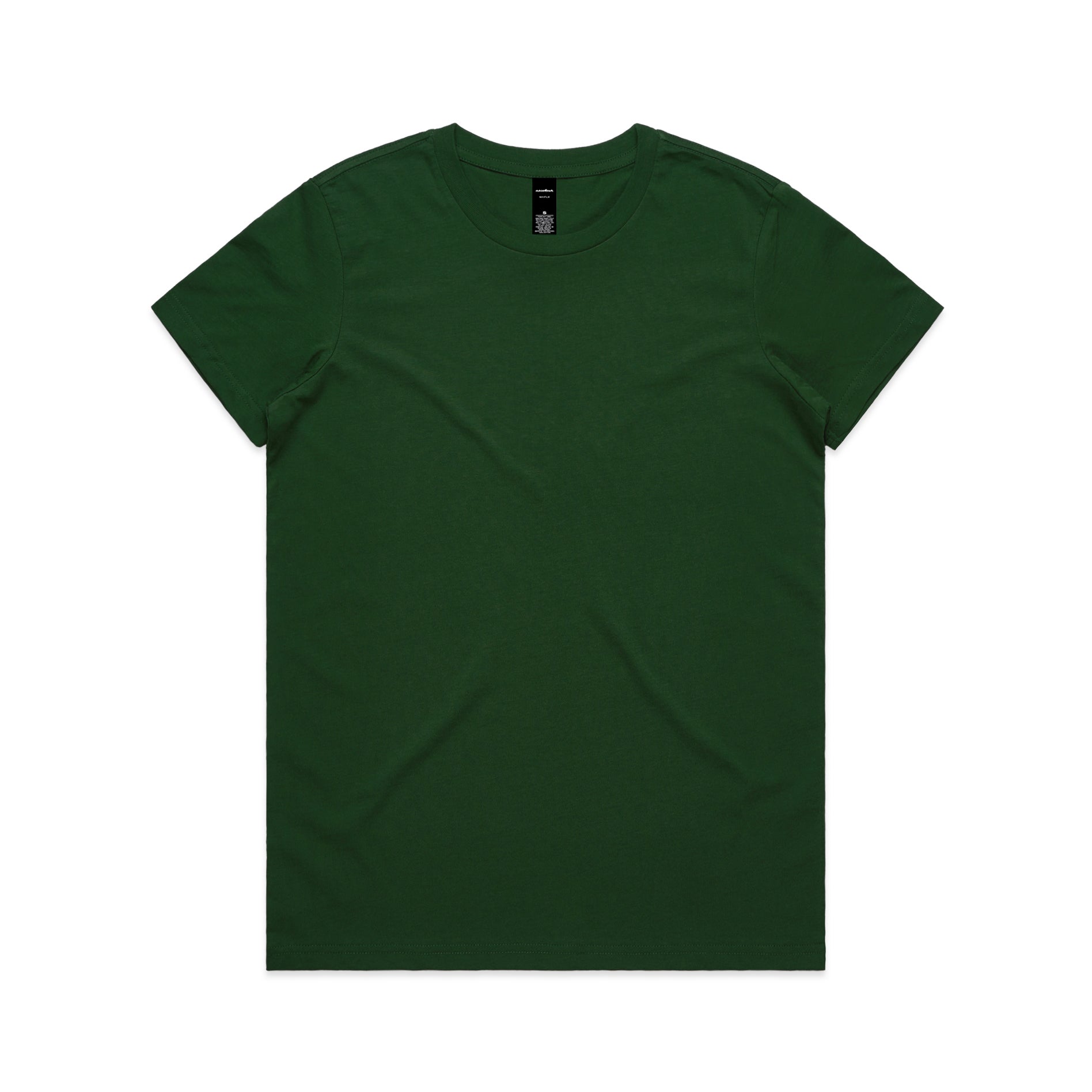 Ascolour Wos Maple Tee 4001 Maple Tee Forest Green Front - Custom Printed - Print Blanc
