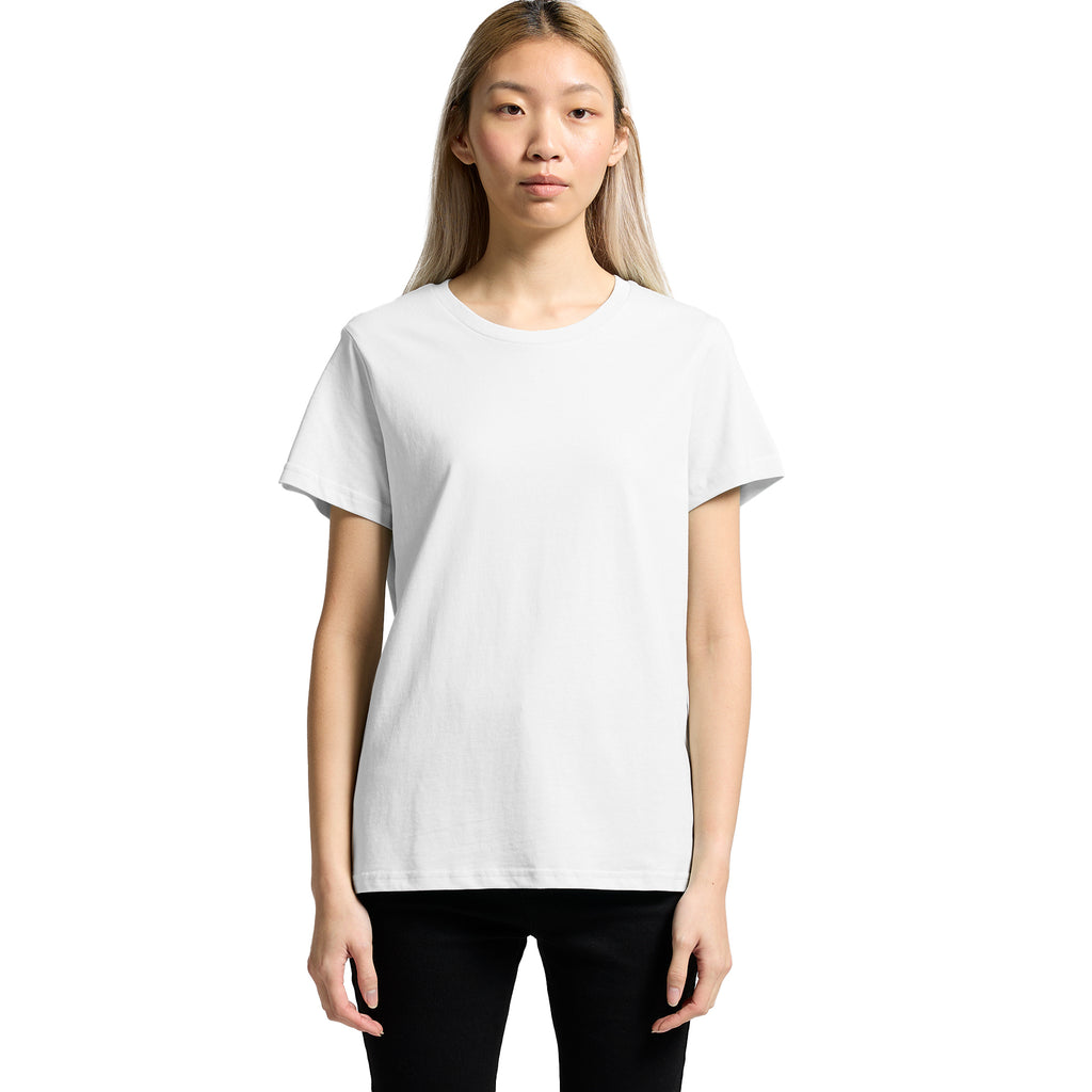 Ascolour Wos Maple Tee 4001 Maple Tee Front - Custom Printed - Print Blanc