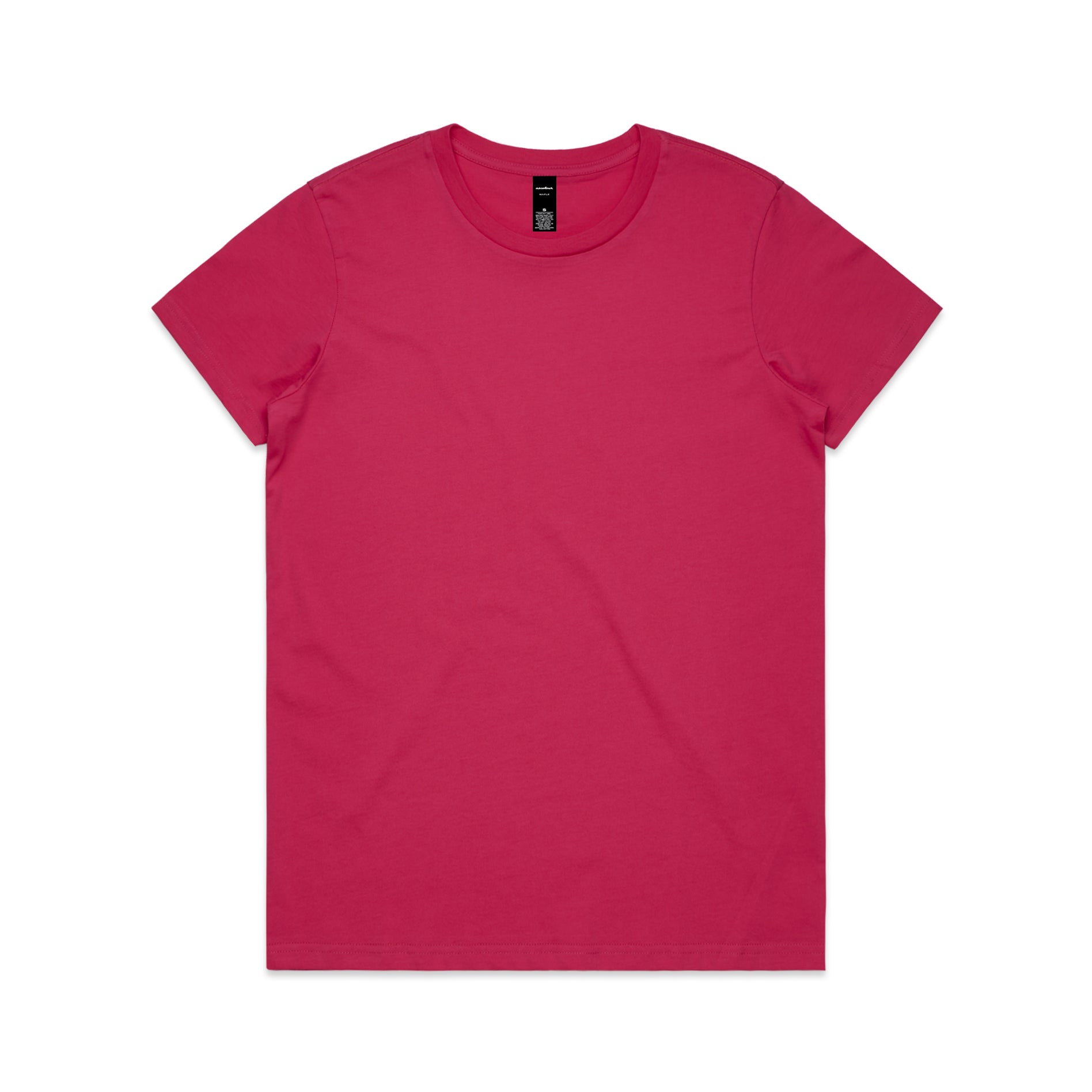 Ascolour Wos Maple Tee 4001 Maple Tee Fuchsia Front - Custom Printed - Print Blanc