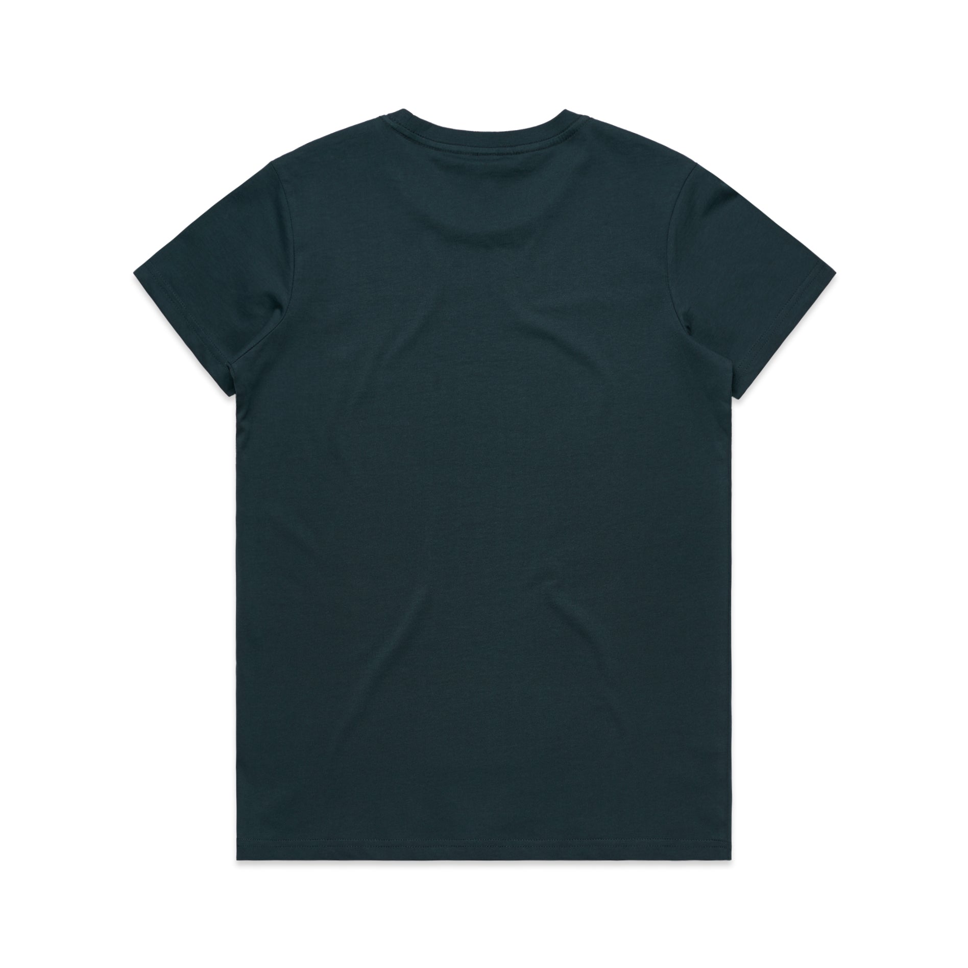 Ascolour Wos Maple Tee 4001 Maple Tee Indigo Back - Custom Printed - Print Blanc