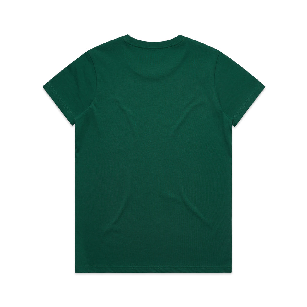 Ascolour Wos Maple Tee 4001 Maple Tee Jade Back - Custom Printed - Print Blanc