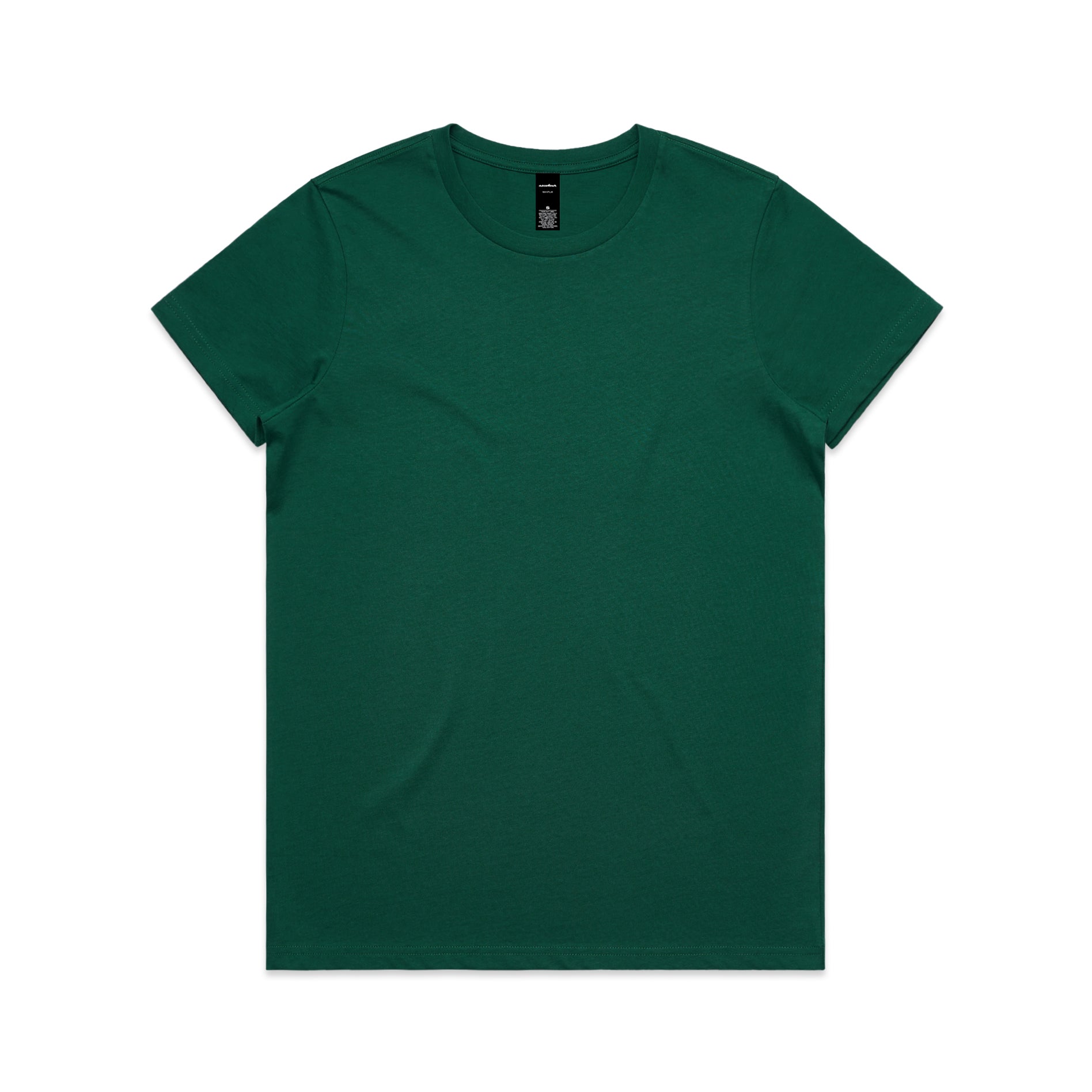 Ascolour Wos Maple Tee 4001 Maple Tee Jade Front - Custom Printed - Print Blanc