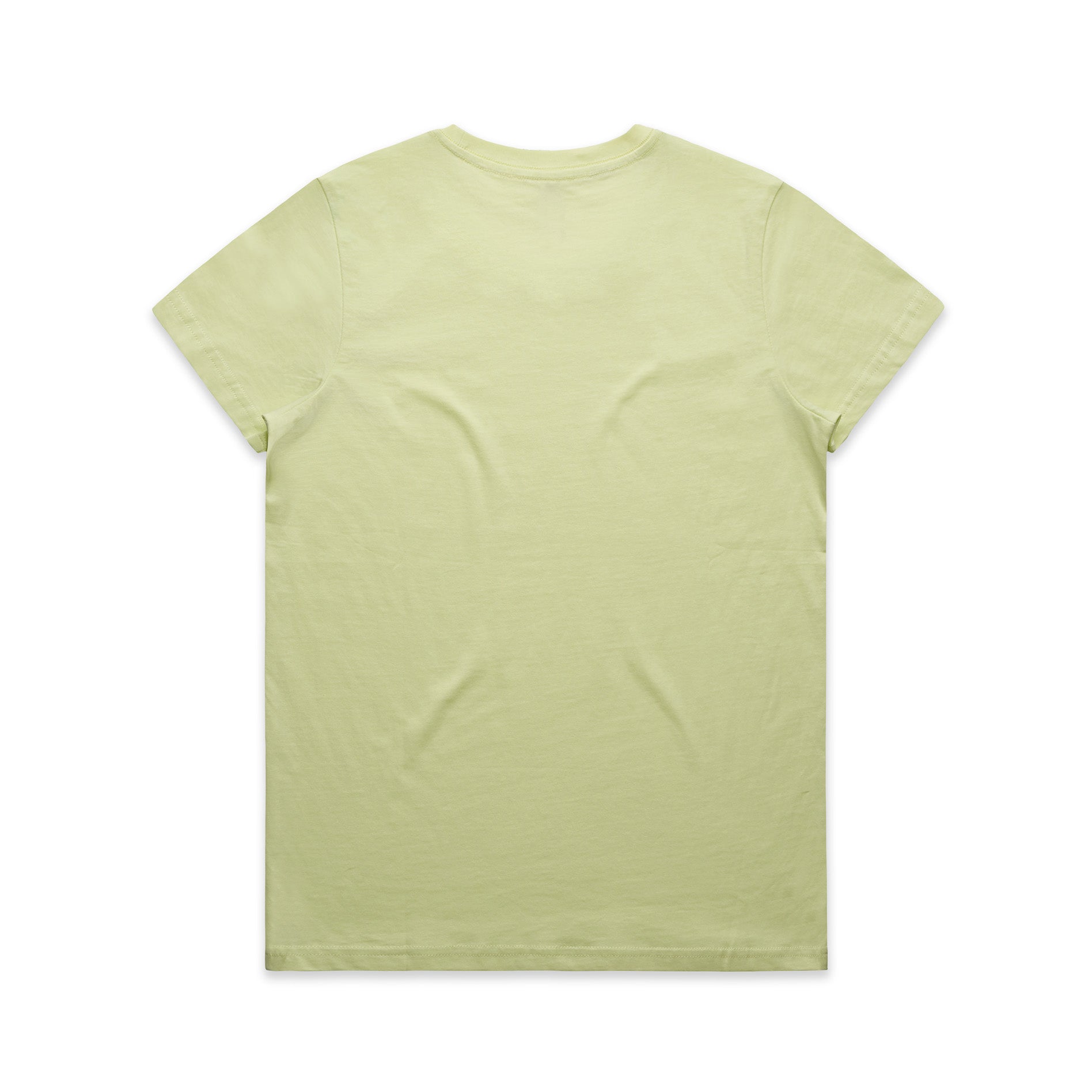 Ascolour Wos Maple Tee 4001 Maple Tee Lime Back - Custom Printed - Print Blanc