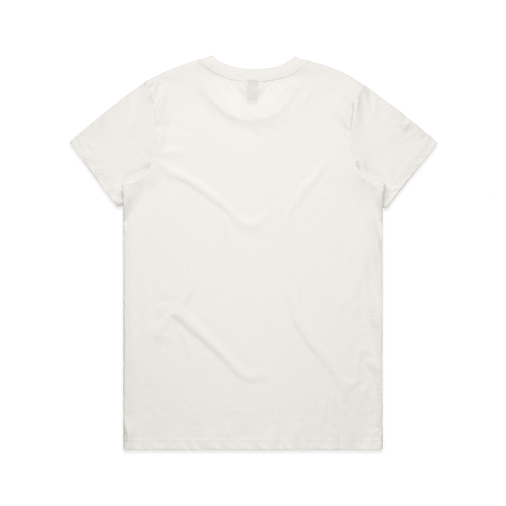 Ascolour Wos Maple Tee 4001 Maple Tee Natural Back - Custom Printed - Print Blanc