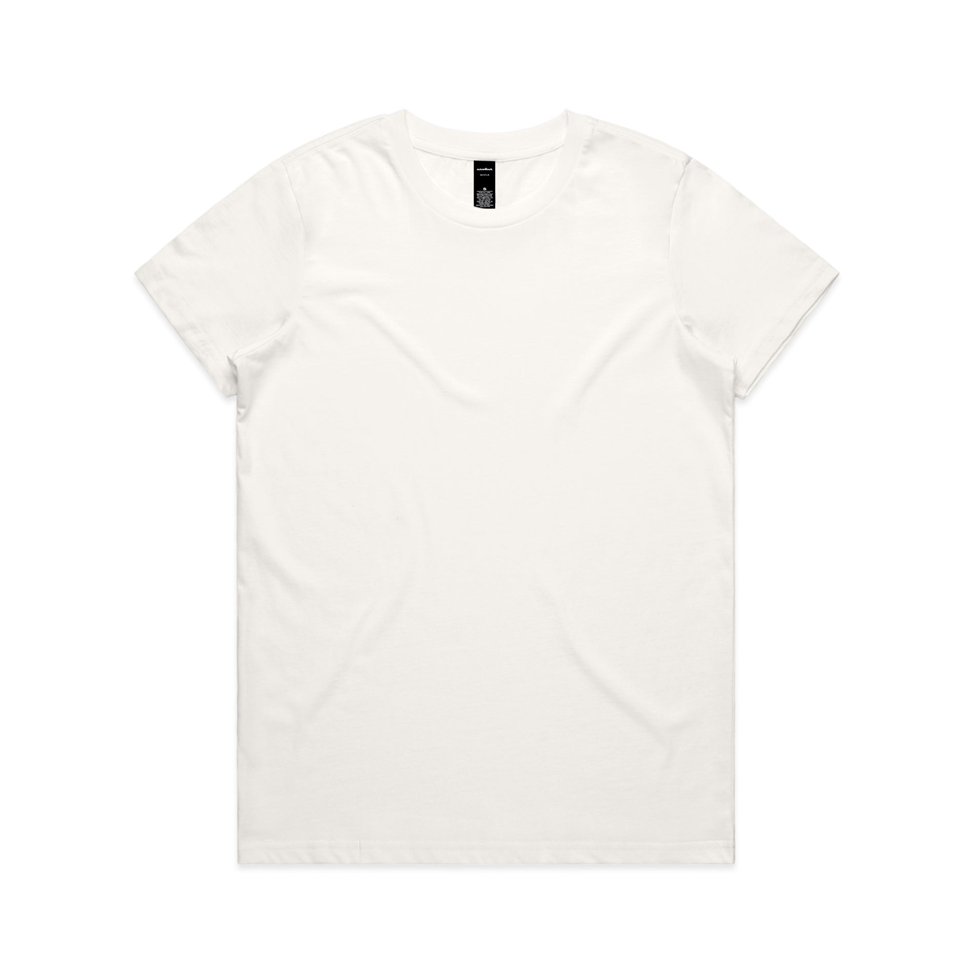 Ascolour Wos Maple Tee 4001 Maple Tee Natural Front - Custom Printed - Print Blanc