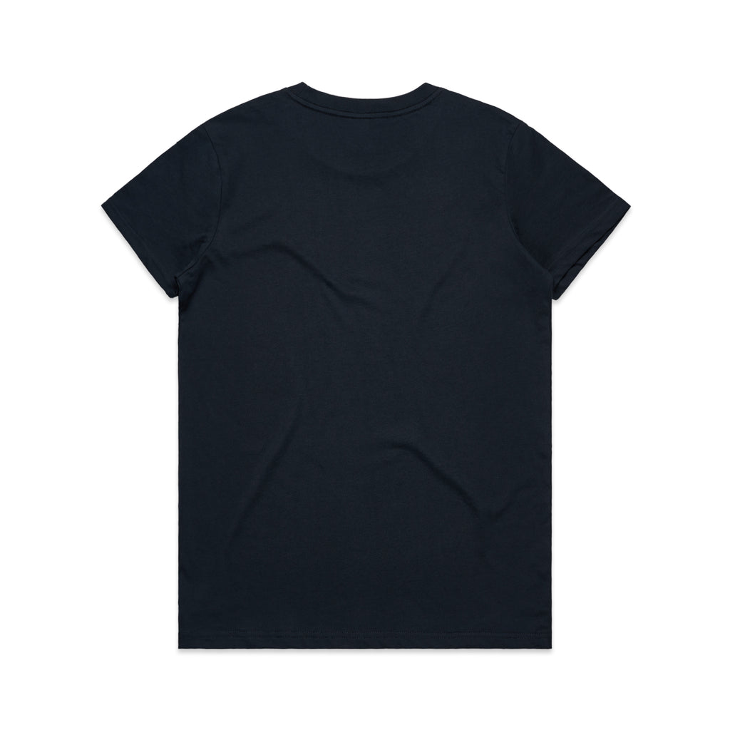 Ascolour Wos Maple Tee 4001 Maple Tee Navy Back - Custom Printed - Print Blanc