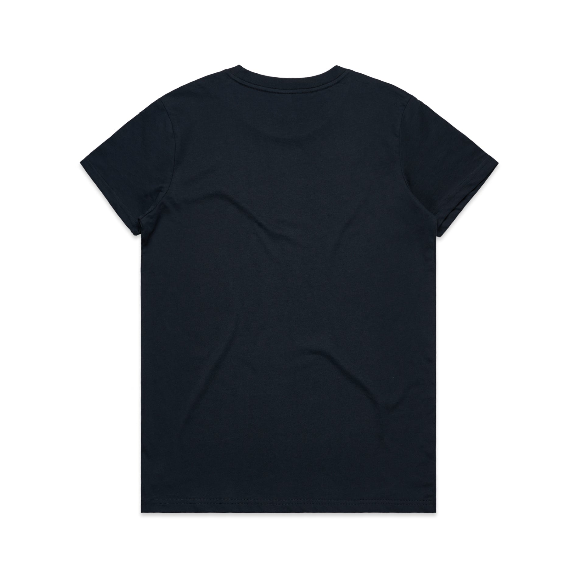 Ascolour Wos Maple Tee 4001 Maple Tee Navy Back - Custom Printed - Print Blanc