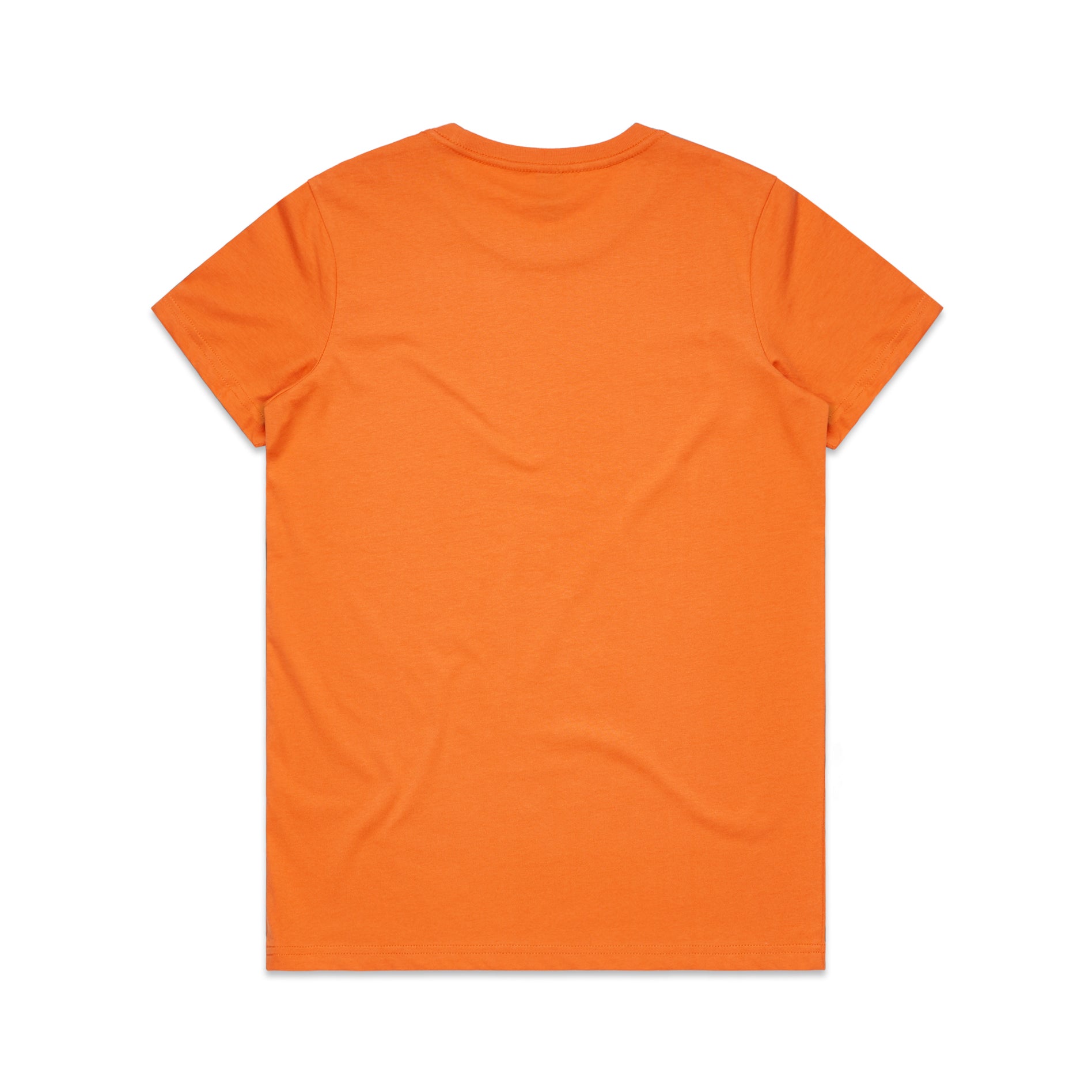 Ascolour Wos Maple Tee 4001 Maple Tee Orange Back - Custom Printed - Print Blanc