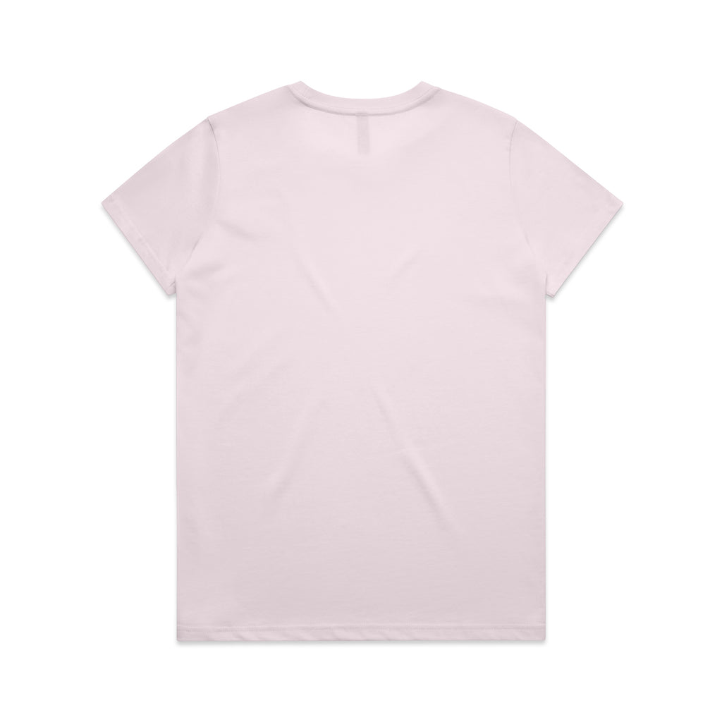Ascolour Wos Maple Tee 4001 Maple Tee Orchid Back - Custom Printed - Print Blanc