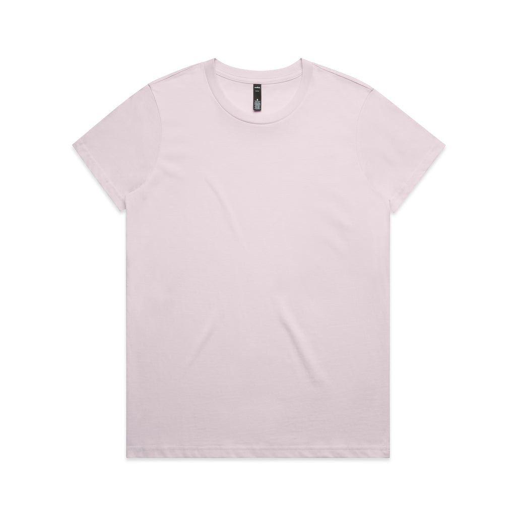 Ascolour Wos Maple Tee 4001 Maple Tee Orchid Front - Custom Printed - Print Blanc