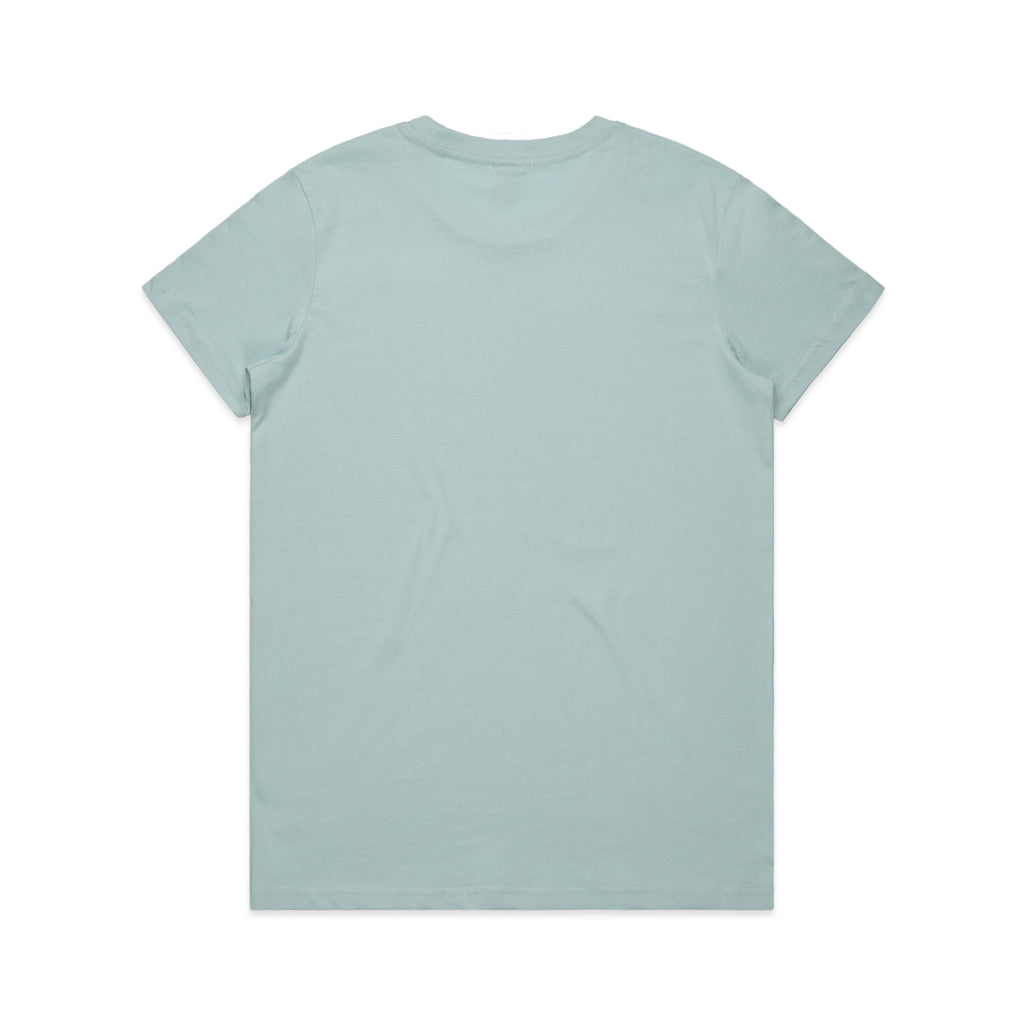 Ascolour Wos Maple Tee 4001 Maple Tee Pale Blue Back - Custom Printed - Print Blanc