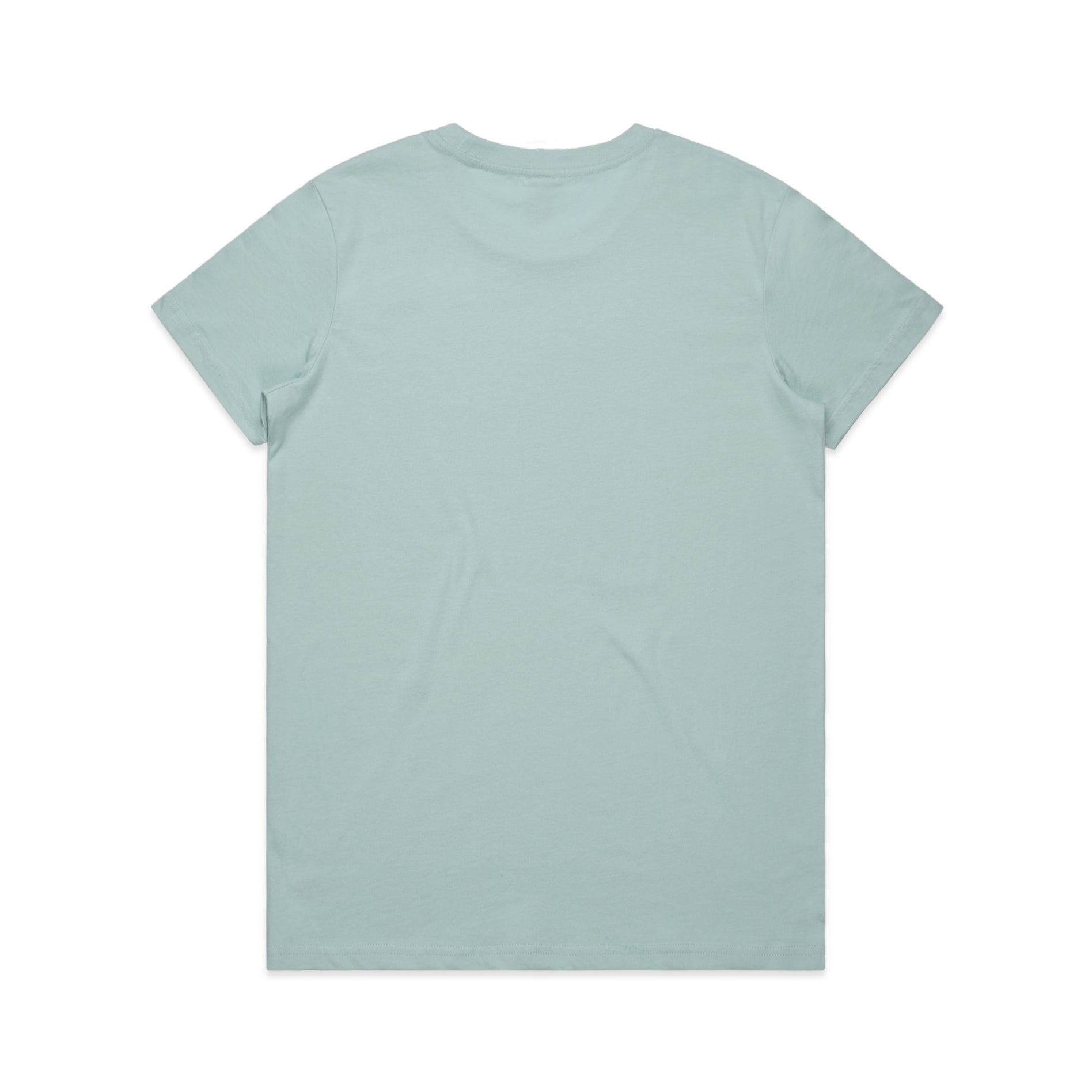 Ascolour Wos Maple Tee 4001 Maple Tee Pale Blue Back - Custom Printed - Print Blanc