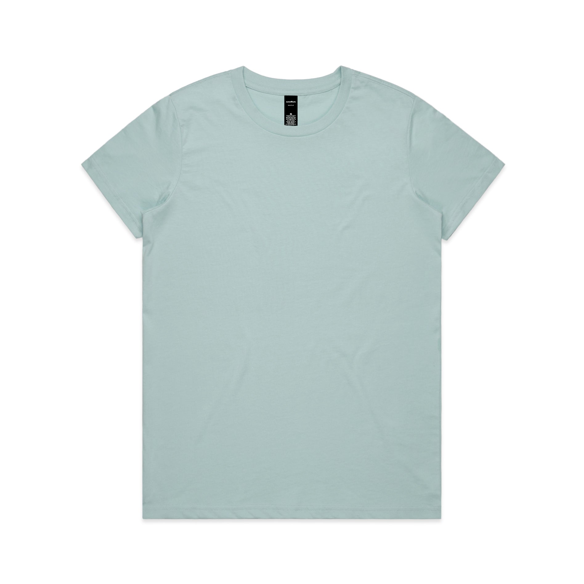 Ascolour Wos Maple Tee 4001 Maple Tee Pale Blue Front - Custom Printed - Print Blanc