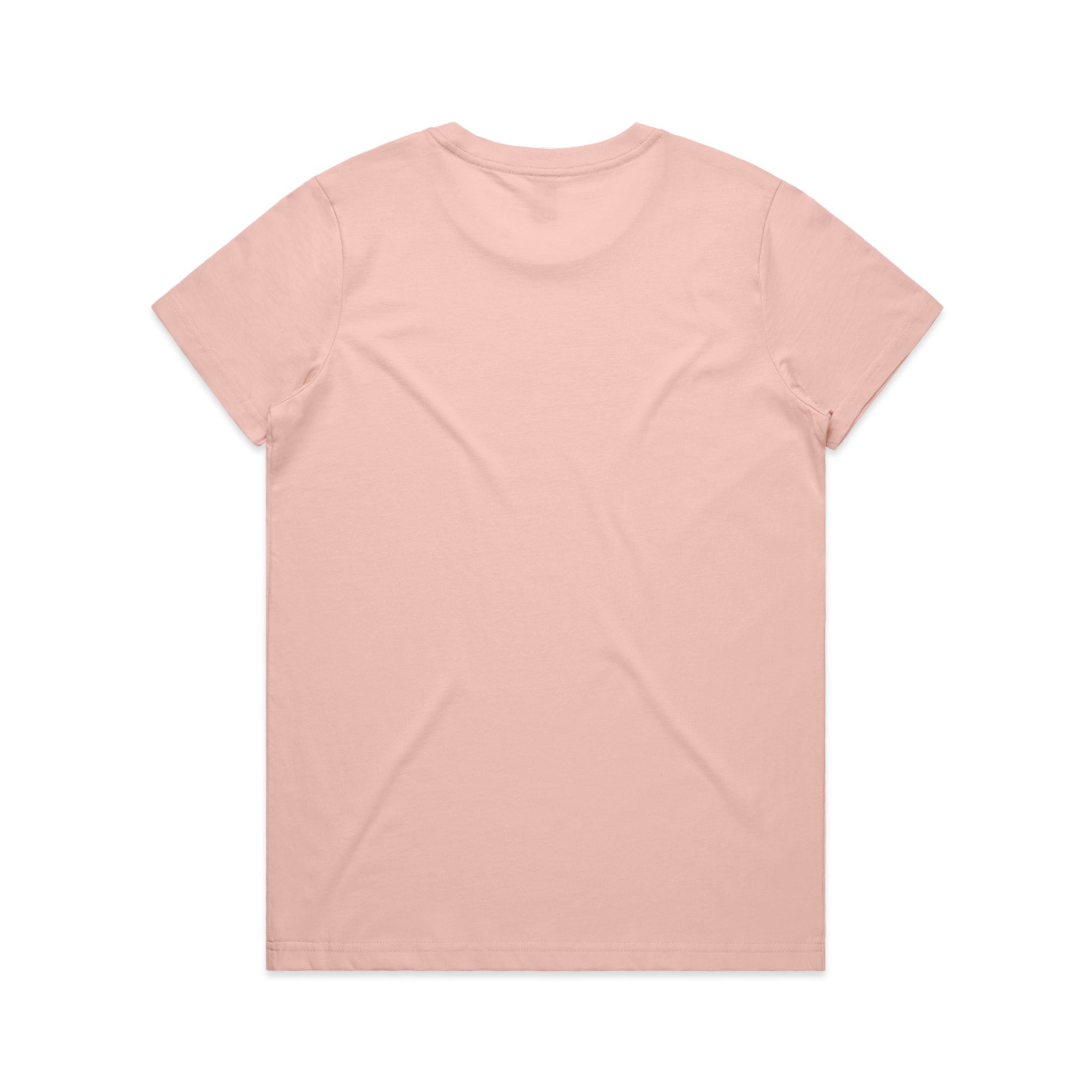Ascolour Wos Maple Tee 4001 Maple Tee Pale Pink Back - Custom Printed - Print Blanc