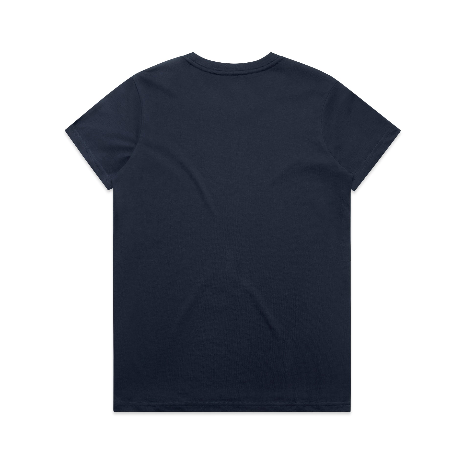 Ascolour Wos Maple Tee 4001 Maple Tee Petrol Blue Back - Custom Printed - Print Blanc