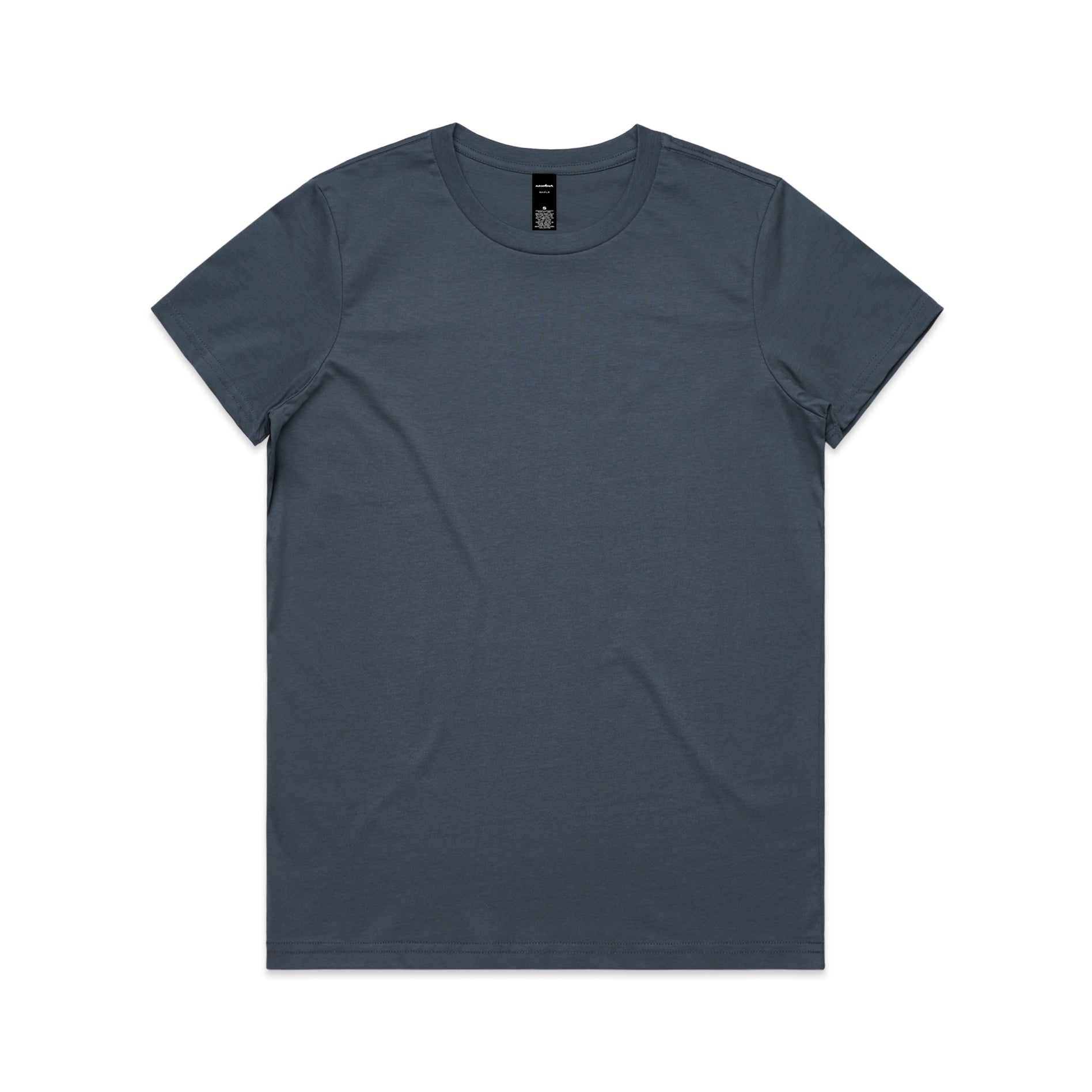 Ascolour Wos Maple Tee 4001 Maple Tee Petrol Blue Front - Custom Printed - Print Blanc