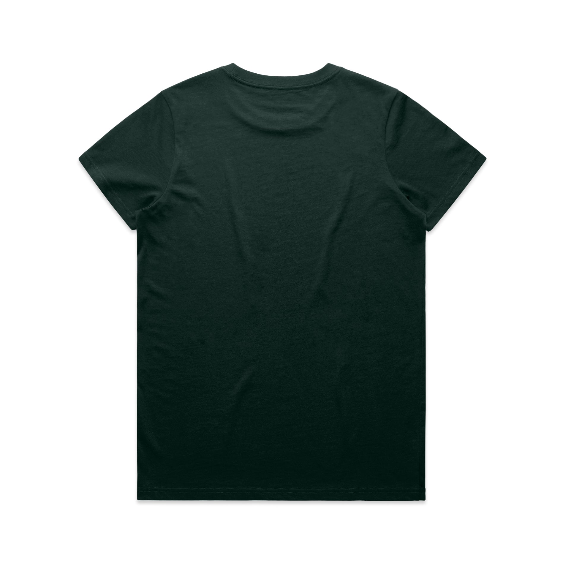 Ascolour Wos Maple Tee 4001 Maple Tee Pine Green Back - Custom Printed - Print Blanc