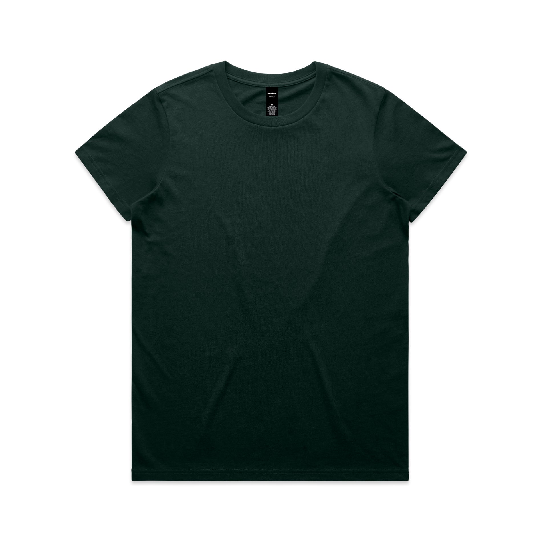 Ascolour Wos Maple Tee 4001 Maple Tee Pine Green Front - Custom Printed - Print Blanc
