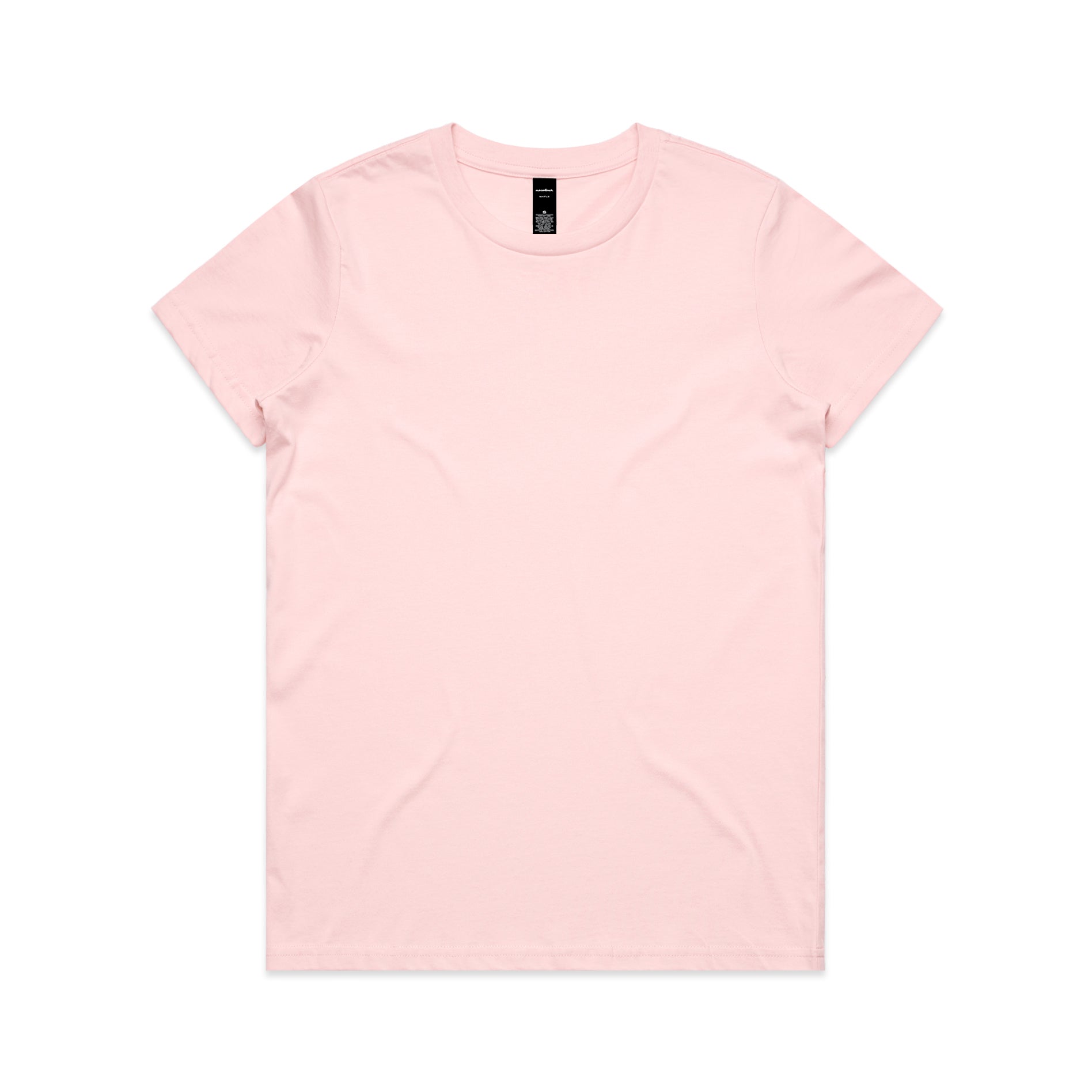 Ascolour Wos Maple Tee 4001 Maple Tee Pink Front - Custom Printed - Print Blanc