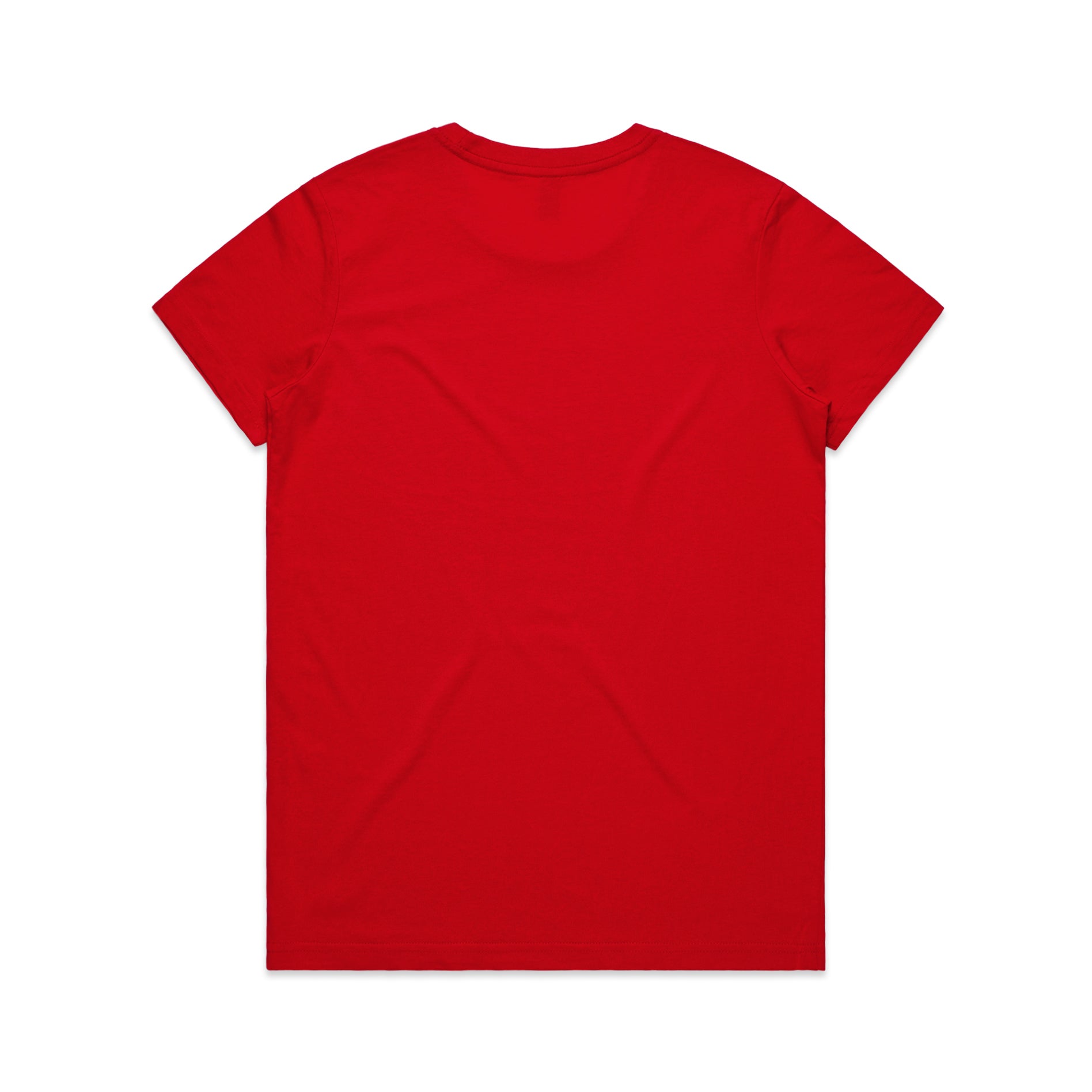 Ascolour Wos Maple Tee 4001 Maple Tee Red Back - Custom Printed - Print Blanc