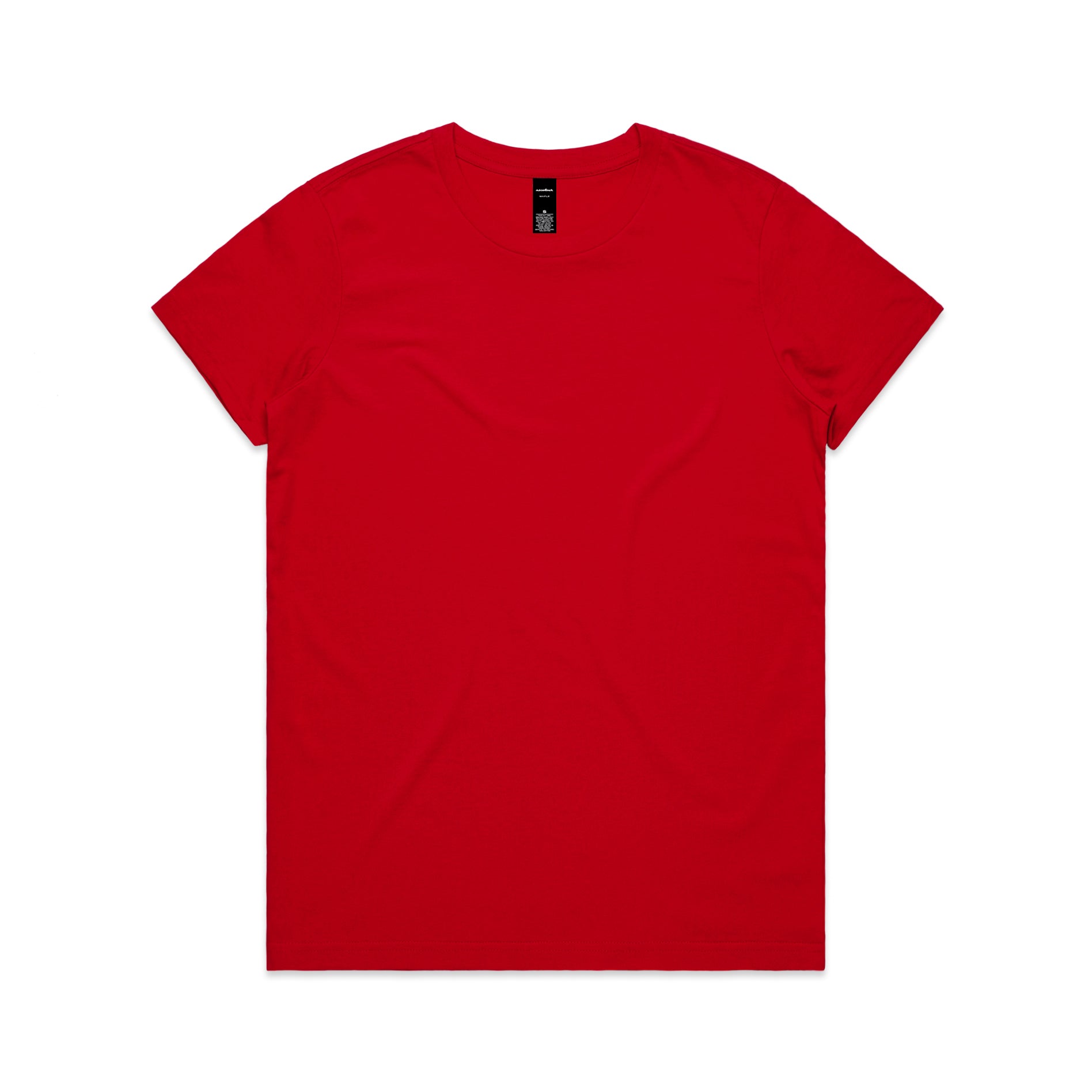 Ascolour Wos Maple Tee 4001 Maple Tee Red Front - Custom Printed - Print Blanc