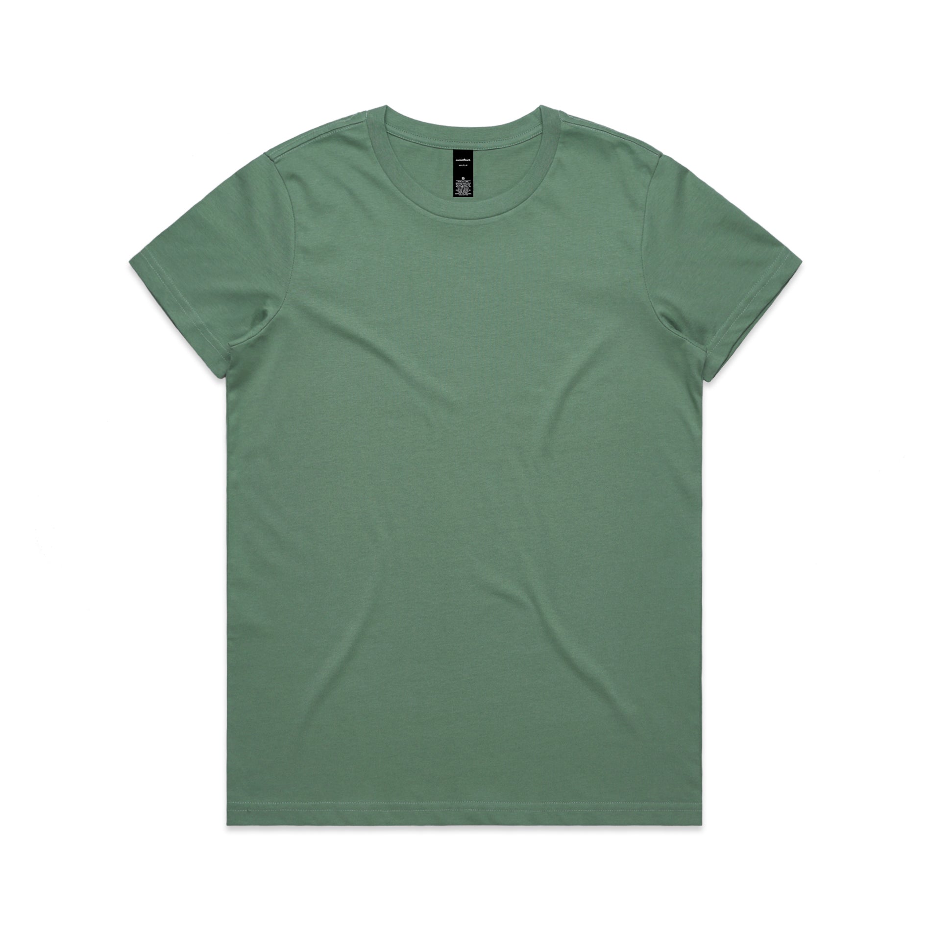 Ascolour Wos Maple Tee 4001 Maple Tee Sage Front - Custom Printed - Print Blanc