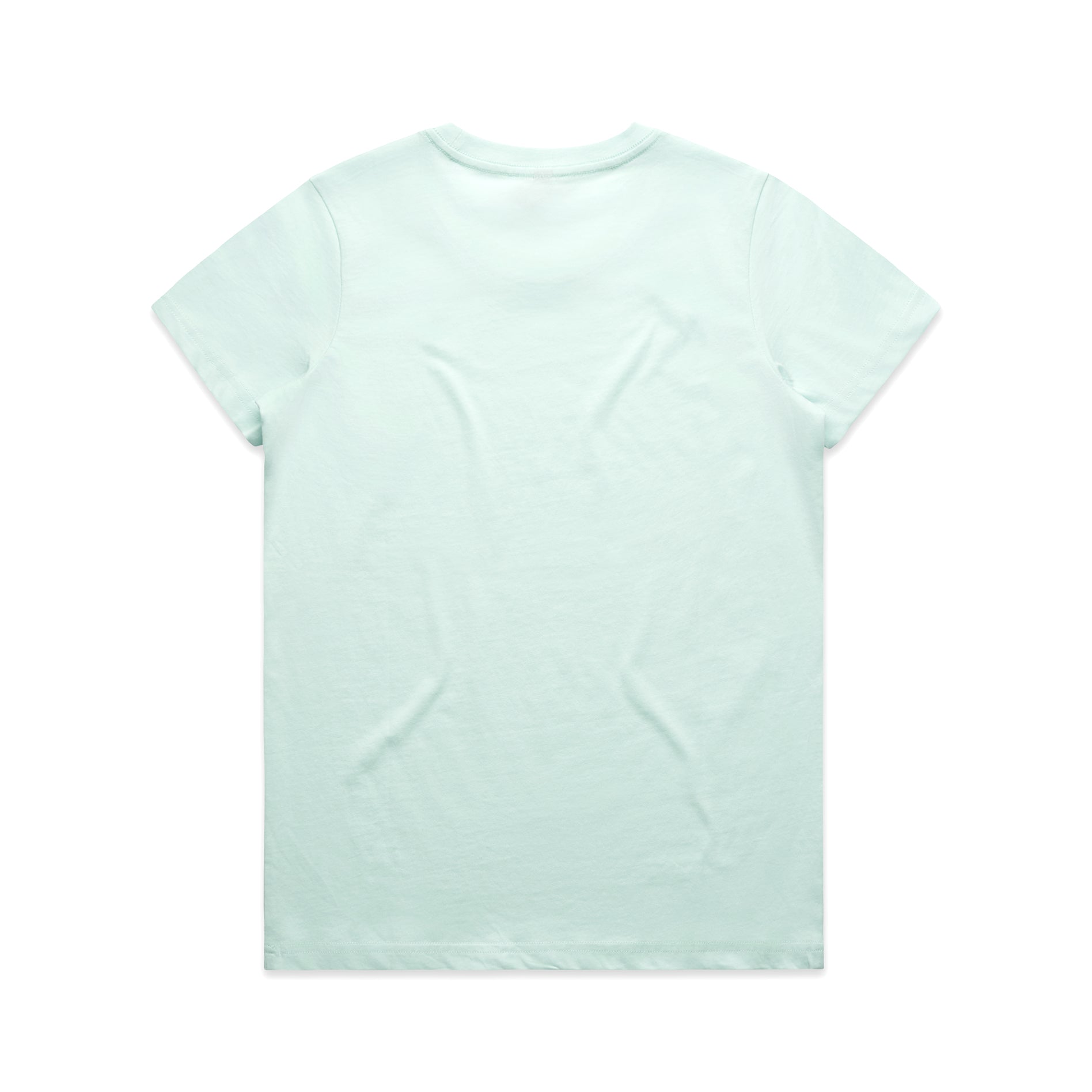 Ascolour Wos Maple Tee 4001 Maple Tee Seafoam Back - Custom Printed - Print Blanc