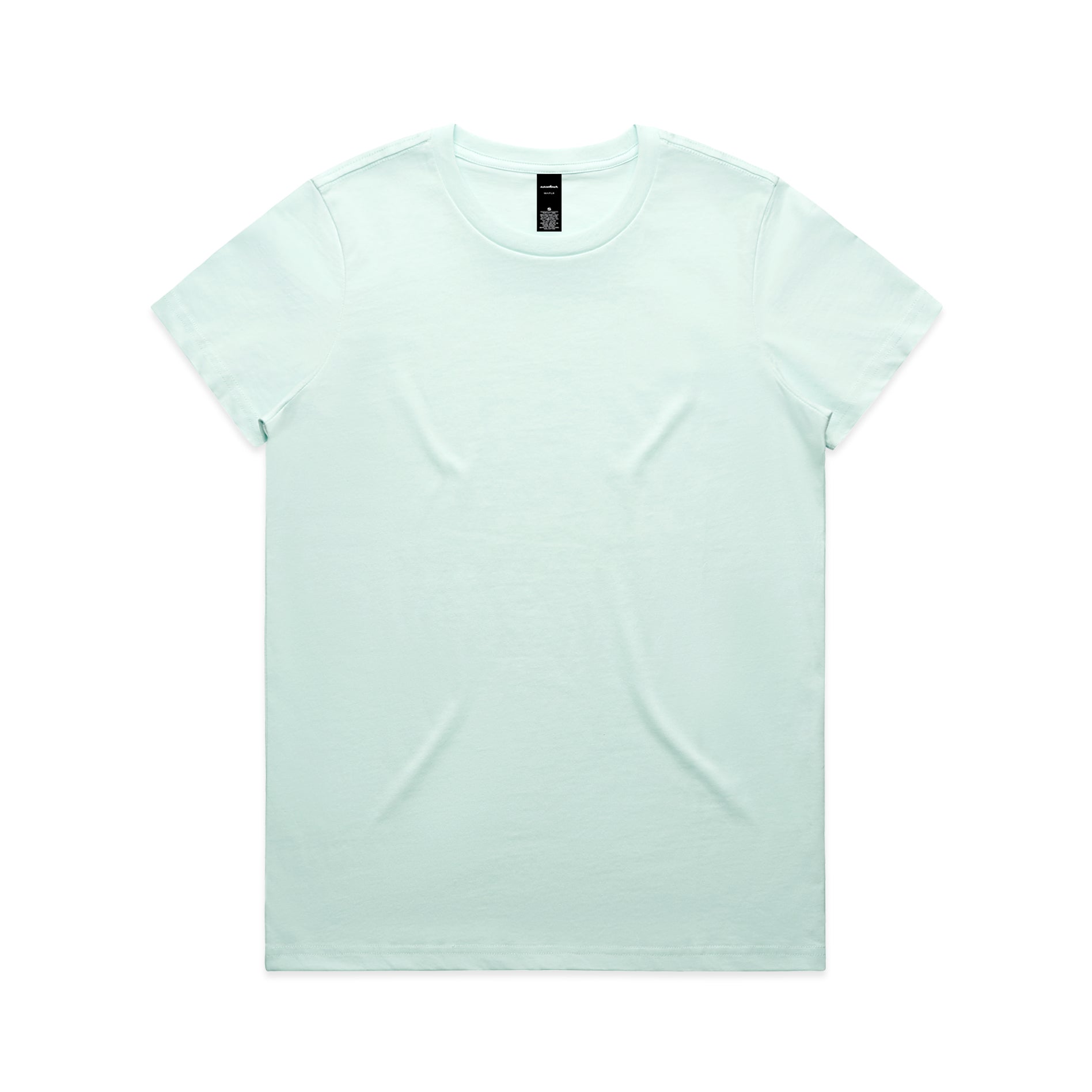 Ascolour Wos Maple Tee 4001 Maple Tee Seafoam Front - Custom Printed - Print Blanc