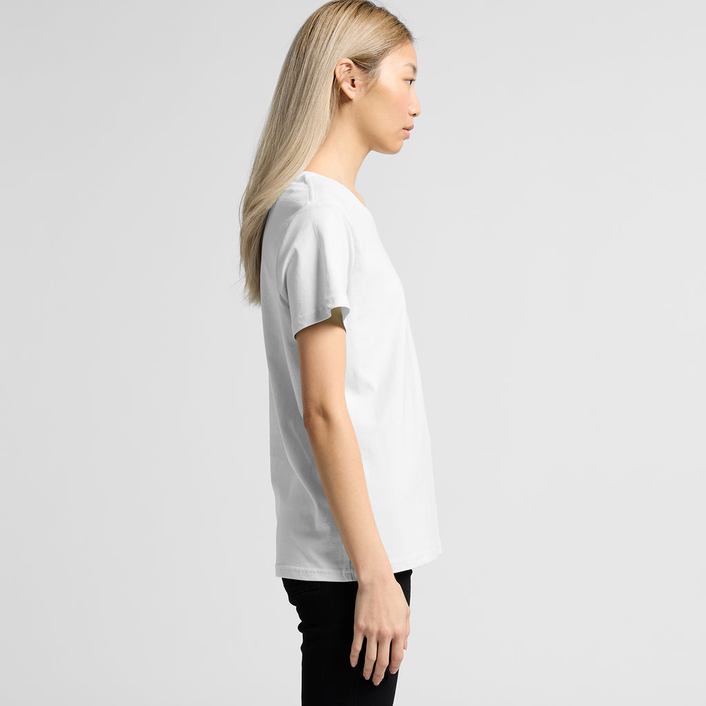 Ascolour Wos Maple Tee 4001 Maple Tee Side - Custom Printed - Print Blanc