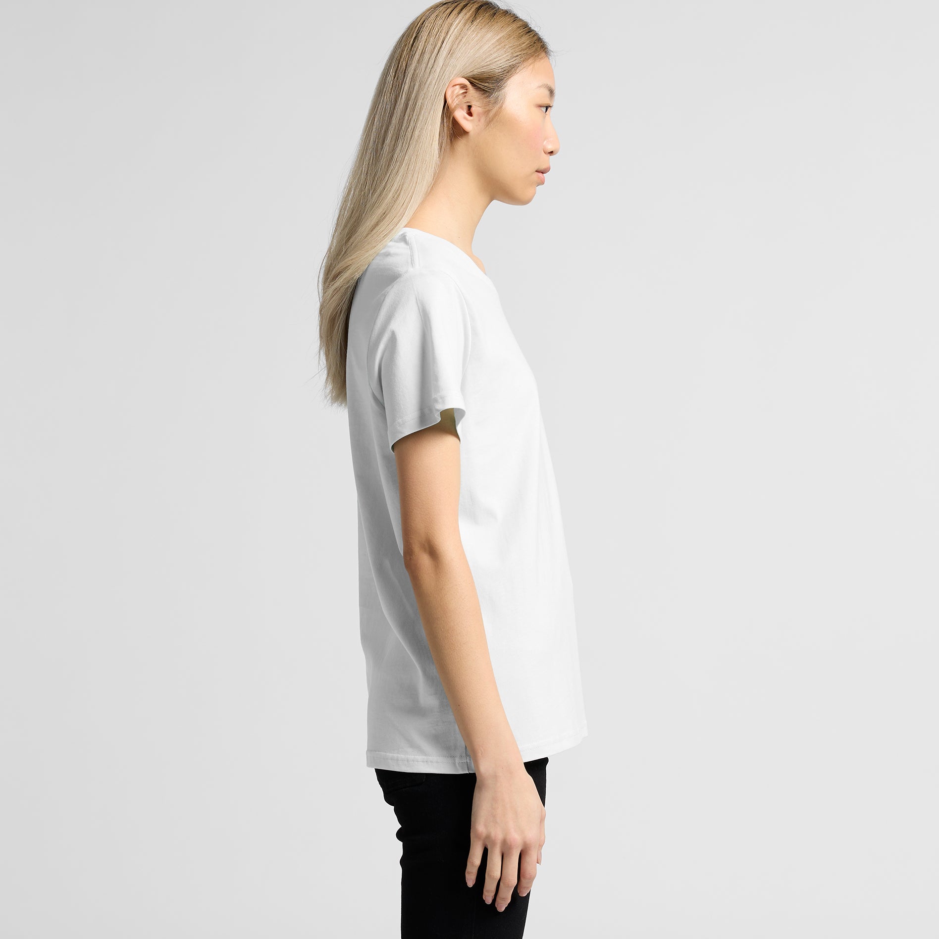 Ascolour Wos Maple Tee 4001 Maple Tee Side - Custom Printed - Print Blanc
