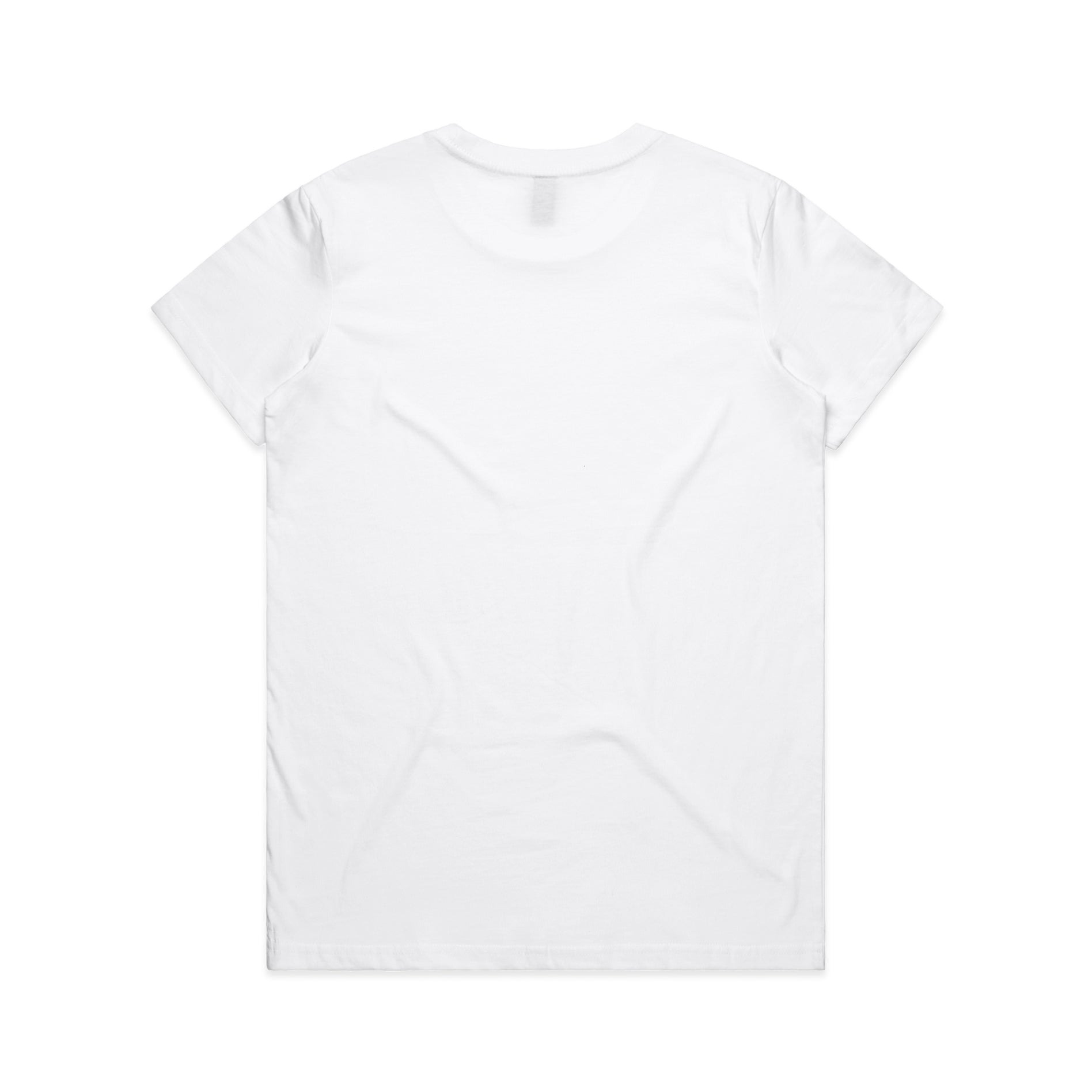 Ascolour Wos Maple Tee 4001 Maple Tee White Back - Custom Printed - Print Blanc