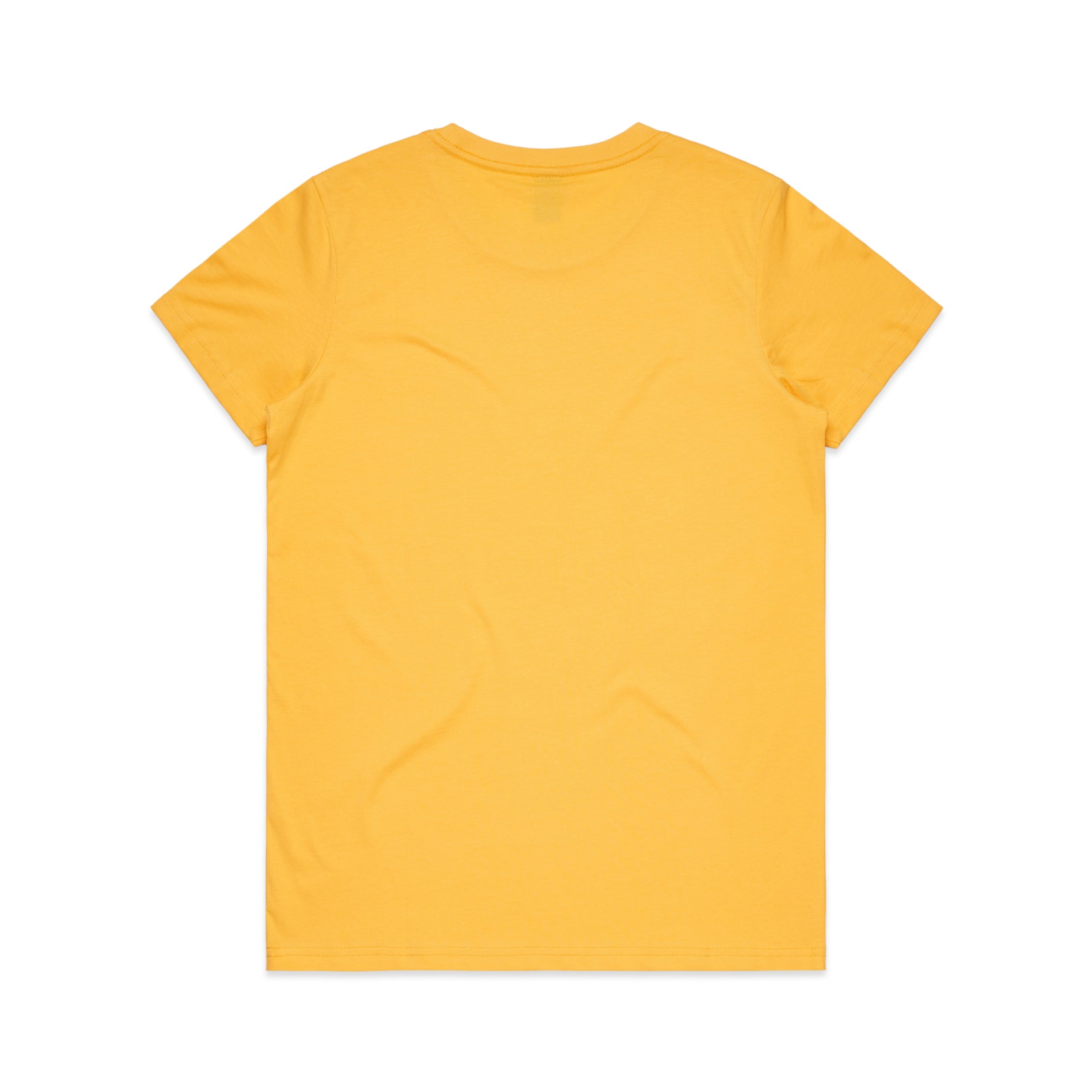Ascolour Wos Maple Tee 4001 Maple Tee Yellow Back - Custom Printed - Print Blanc
