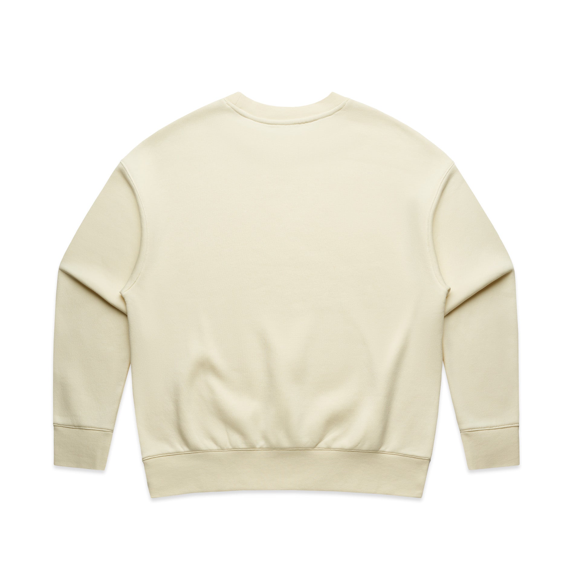 Ascolour Wos Relax Crew 4160 Wos Relax Crew Butter Back - Custom Printed - Print Blanc