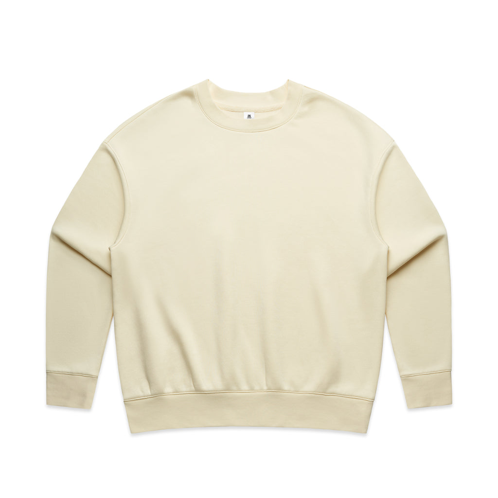 AS Colour Wos Relax Crew 4160 Wos Relax Crew Butter Front - Custom Printed - Print Blanc
