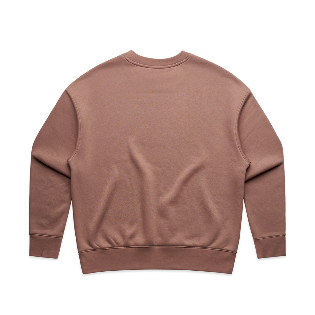Ascolour Wos Relax Crew 4160 Wos Relax Crew Hazy Pink Back - Custom Printed - Print Blanc