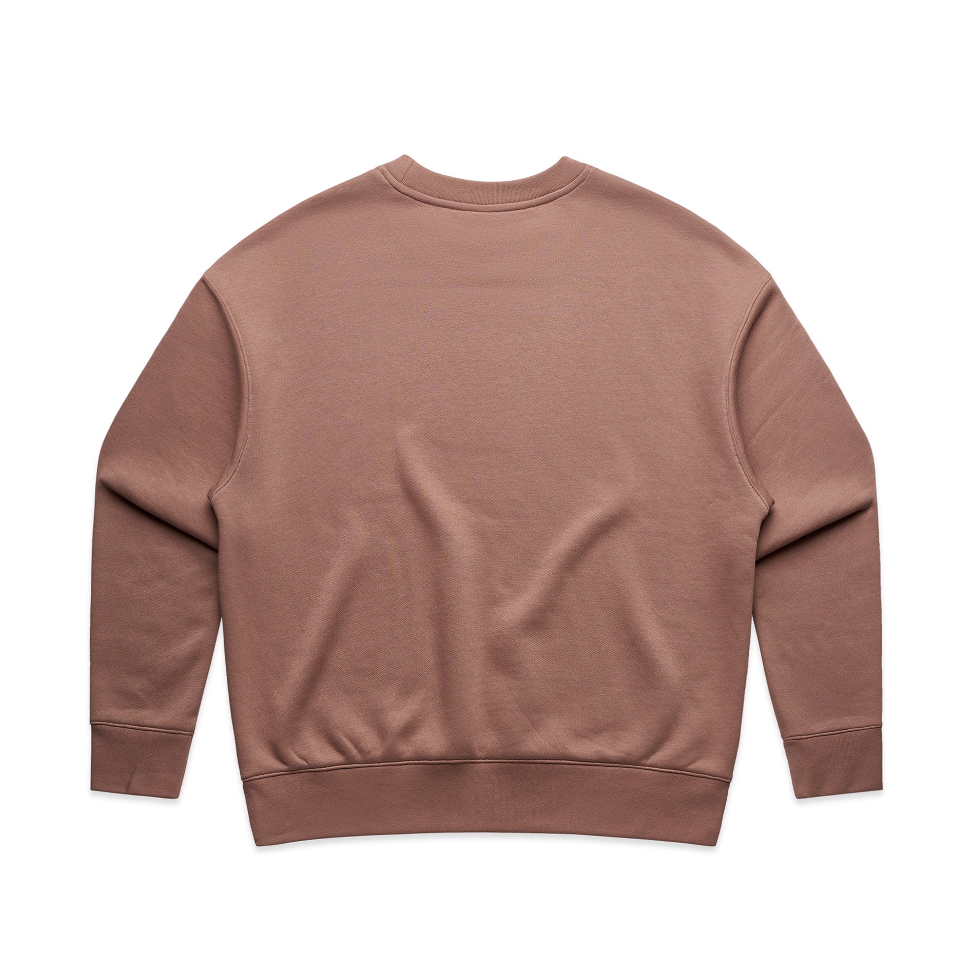 Ascolour Wos Relax Crew 4160 Wos Relax Crew Hazy Pink Back - Custom Printed - Print Blanc