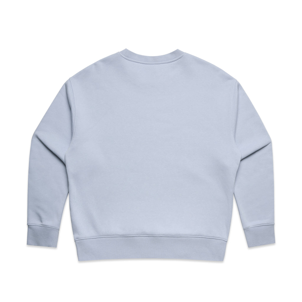 Ascolour Wos Relax Crew 4160 Wos Relax Crew Powder Back - Custom Printed - Print Blanc