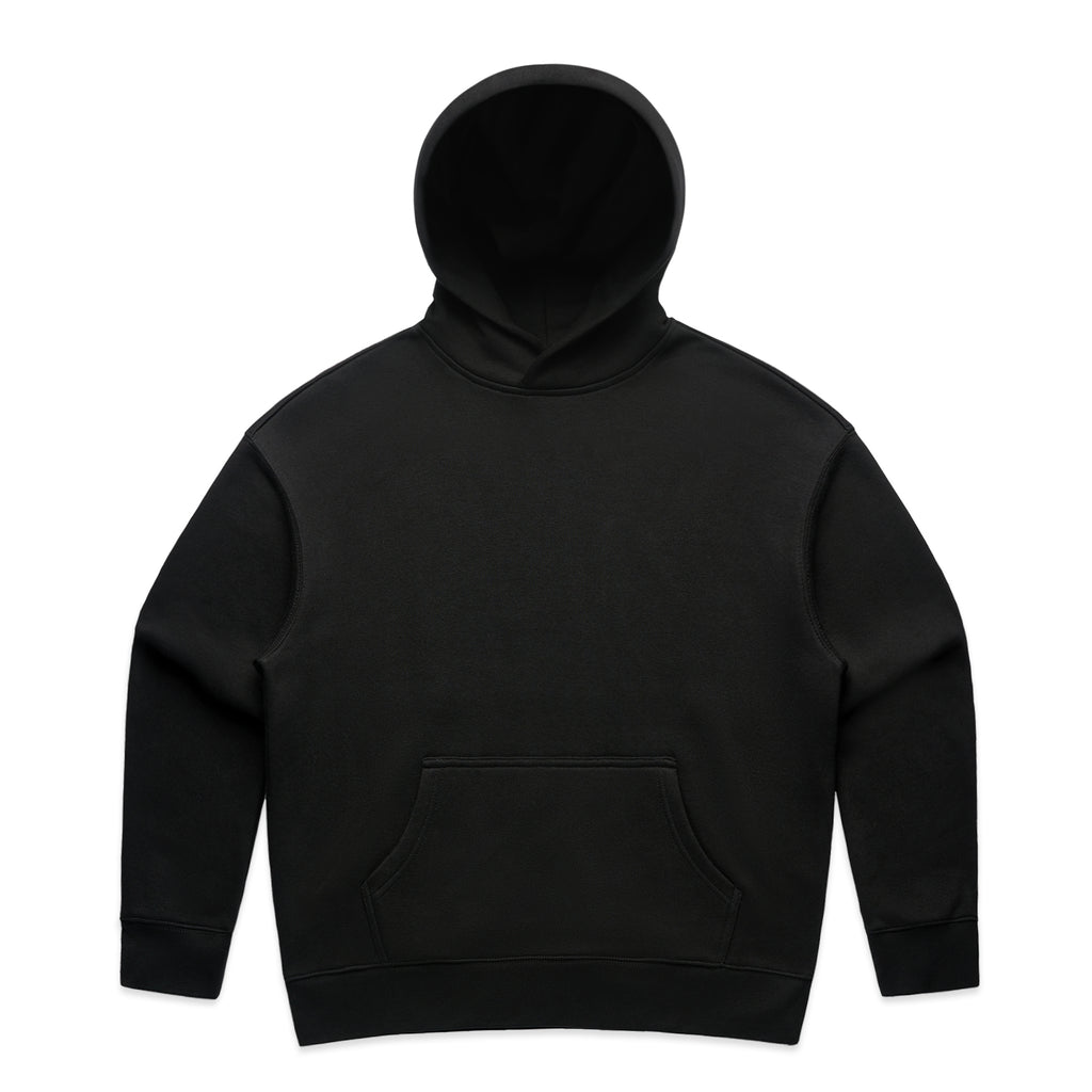 Ascolour Wos Relax Hood 4161 Wos Relax Hood Black Front - Custom Printed - Print Blanc