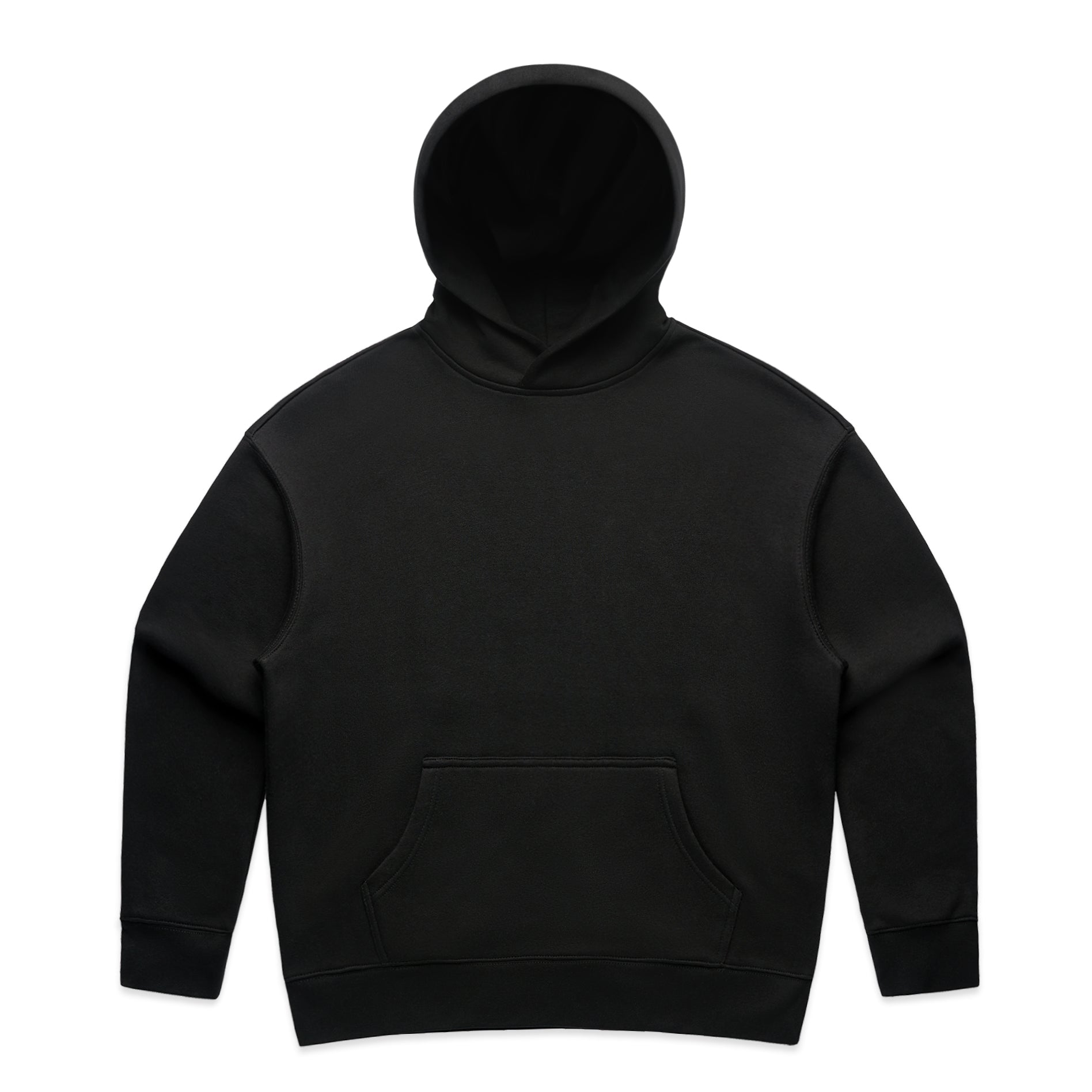 Ascolour Wos Relax Hood 4161 Wos Relax Hood Black Front - Custom Printed - Print Blanc